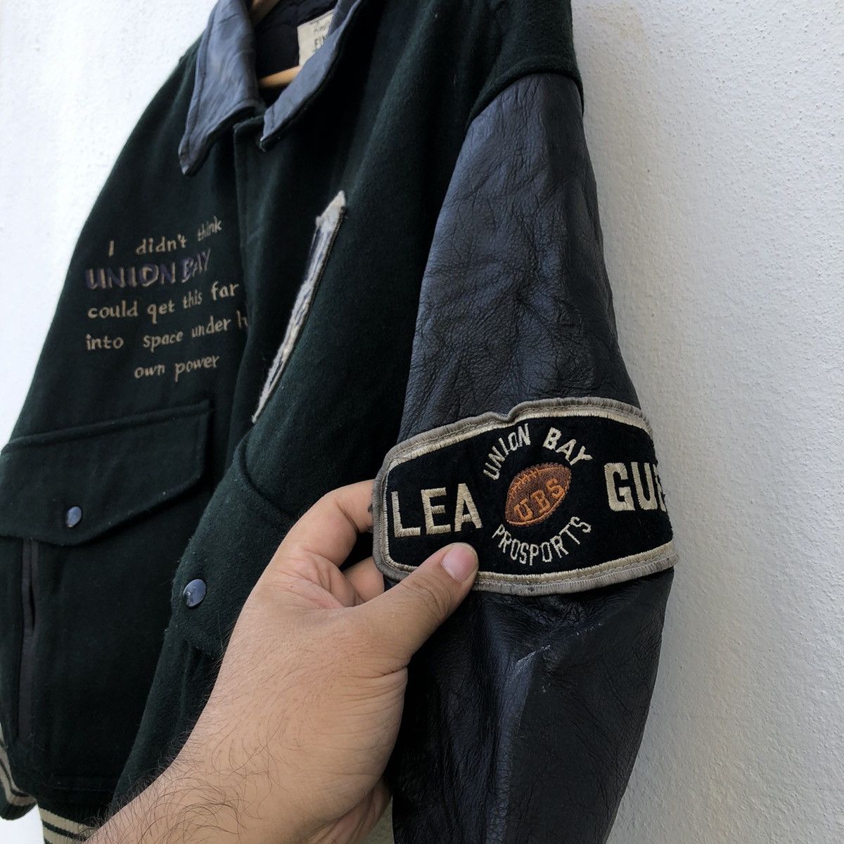 Japanese Brand VINTAGE UBPF PRO FOOTBALL LEAGUE VARSITY JACKET Size US M / EU 48-50 / 2 - 5 Thumbnail