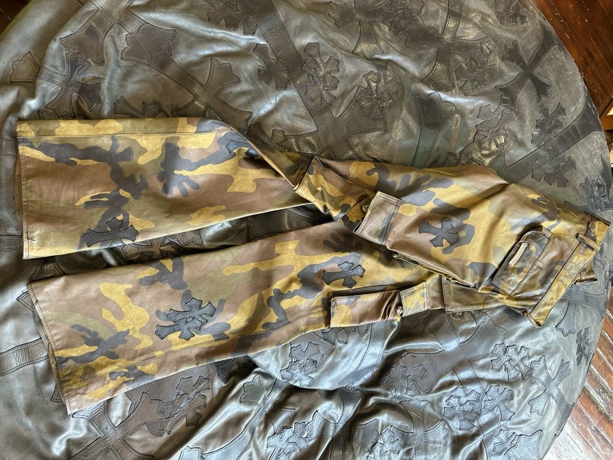 Chrome Hearts Chrome Hearts KRISTIAN STARK Personal LEATHER CROSS JEANS Size US 33 - 18 Thumbnail