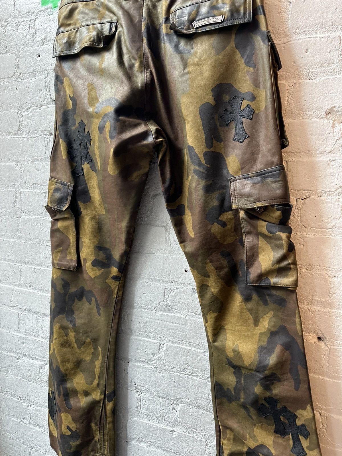 Chrome Hearts Chrome Hearts KRISTIAN STARK Personal LEATHER CROSS JEANS Size US 33 - 10 Thumbnail