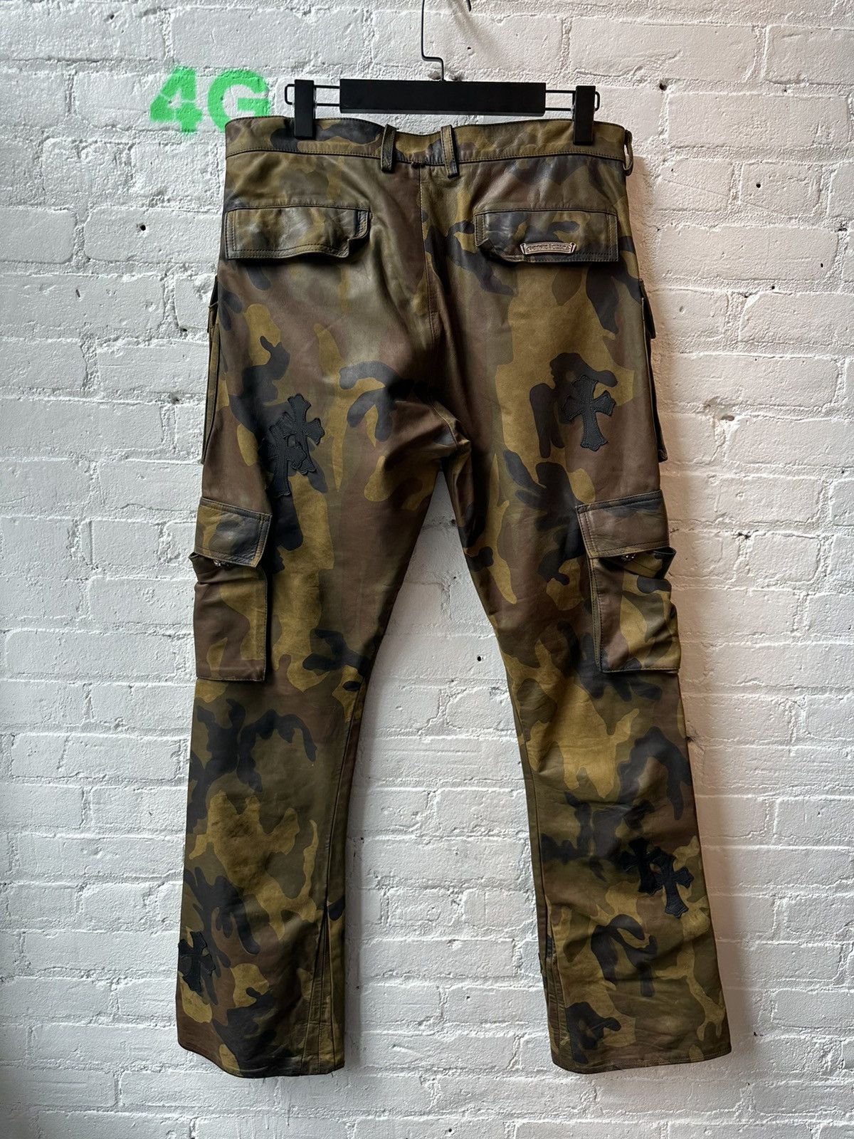 Chrome Hearts Chrome Hearts KRISTIAN STARK Personal LEATHER CROSS JEANS Size US 33 - 9 Thumbnail