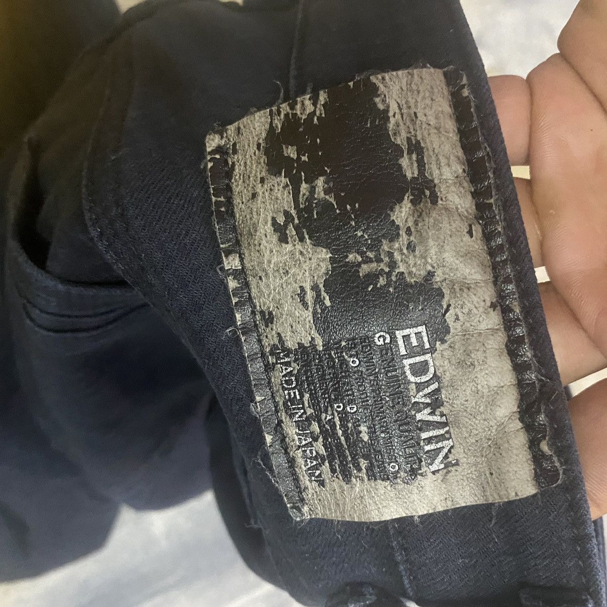 Japanese Brand × Vintage Vintage Japanese Edwin Checkered Board Strecth Jeans Size US 32 / EU 48 - 7 Thumbnail