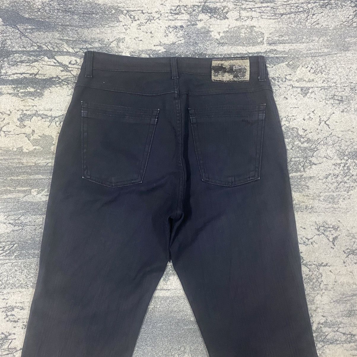 Japanese Brand × Vintage Vintage Japanese Edwin Checkered Board Strecth Jeans Size US 32 / EU 48 - 9 Thumbnail