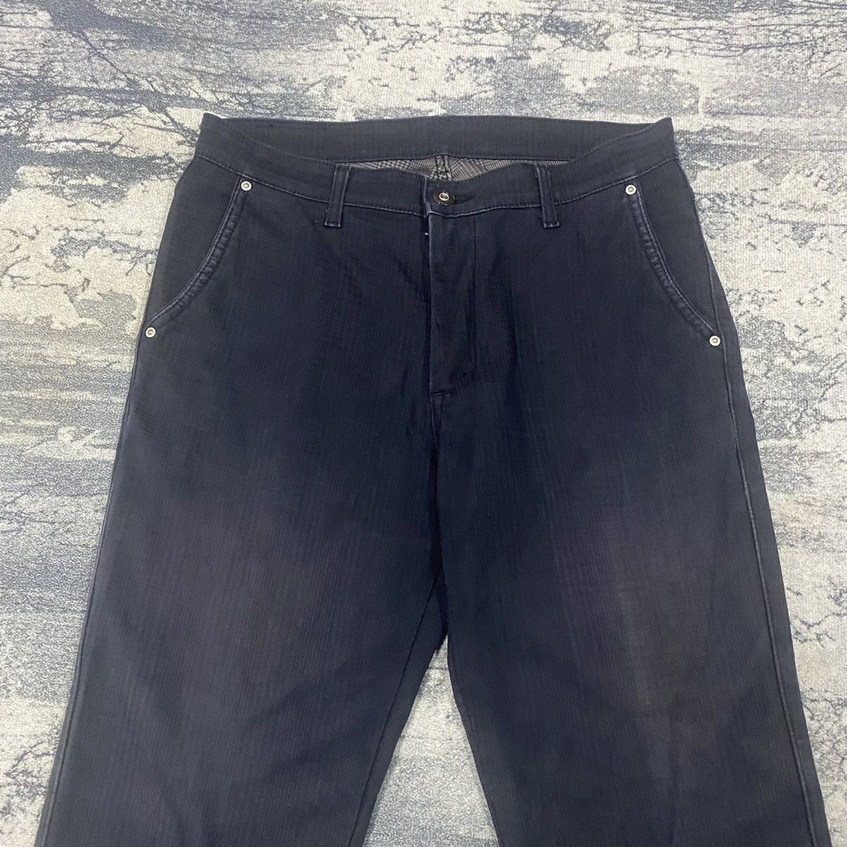 Japanese Brand × Vintage Vintage Japanese Edwin Checkered Board Strecth Jeans Size US 32 / EU 48 - 3 Thumbnail