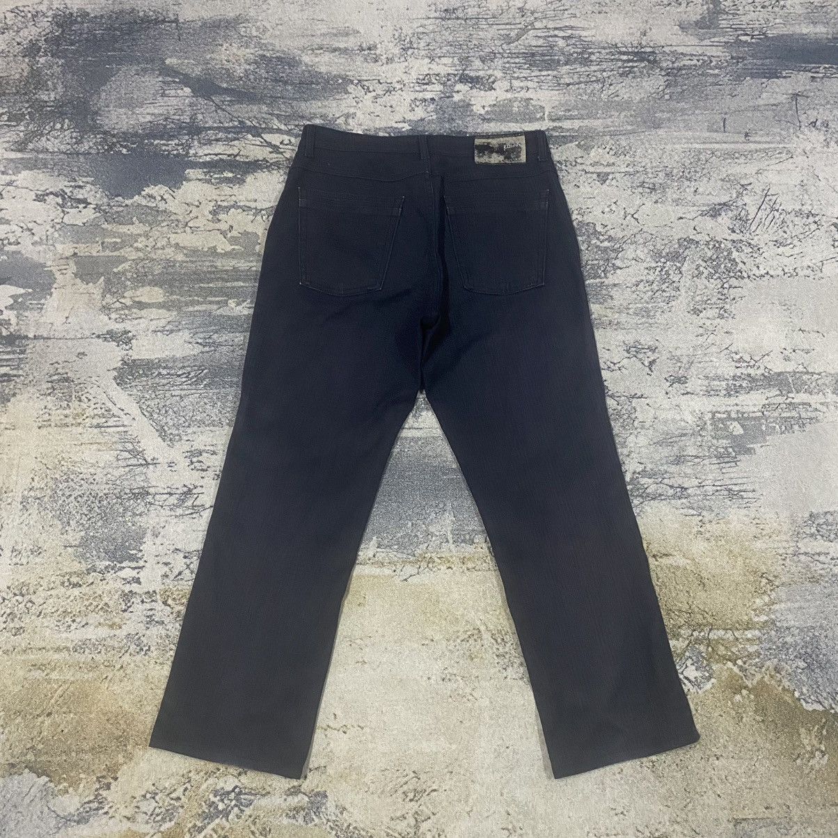 Japanese Brand × Vintage Vintage Japanese Edwin Checkered Board Strecth Jeans Size US 32 / EU 48 - 8 Thumbnail