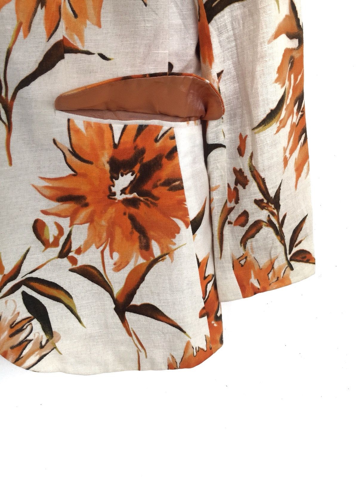 Moods of Norway Moods of Norway Floral Motif Overprinted Jacket Size US M / EU 48-50 / 2 - 4 Thumbnail