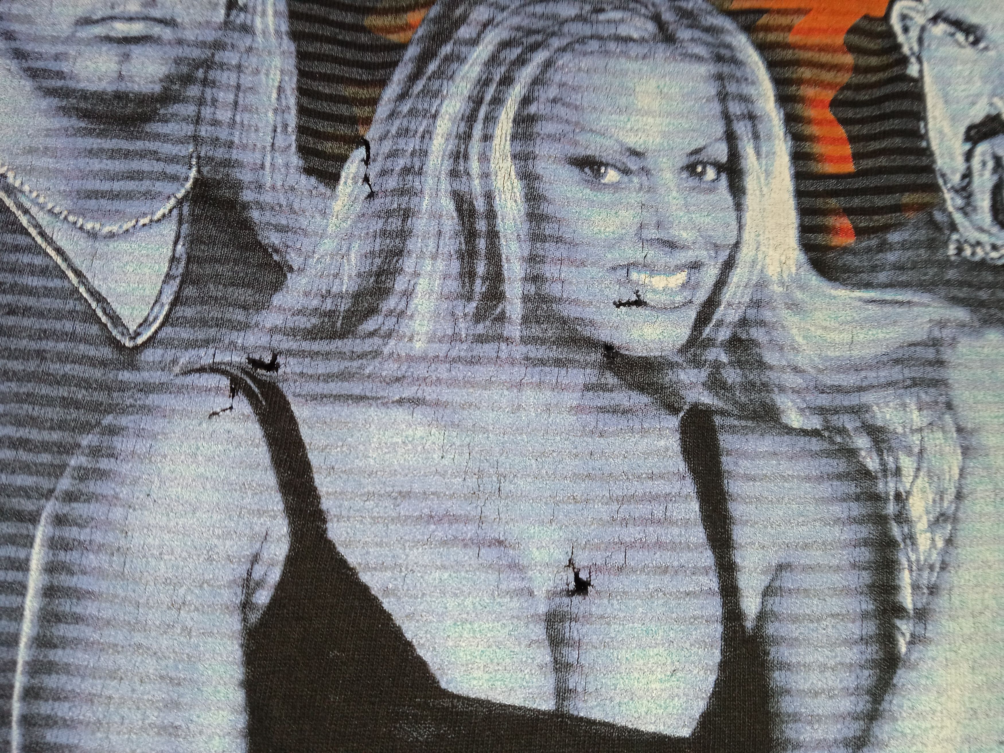 WWE Vintage 00s WWF T&A 2000 T Shirt Trish Stratus Size US L / EU 52-54 / 3 - 10 Thumbnail
