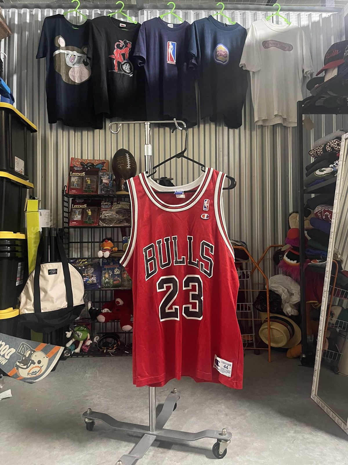 Vintage 1990s Champion Replica good Chicago Bulls Michael Jordan Jersey XXL