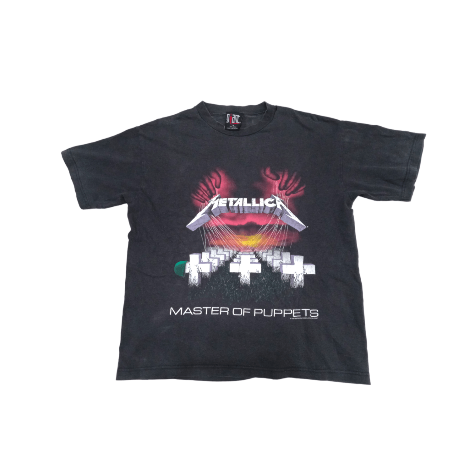Band Tees × Giant × Vintage Vintage Metallica Master of Puppets 90s T Shirt Size US M / EU 48-50 / 2 - 1 Thumbnail