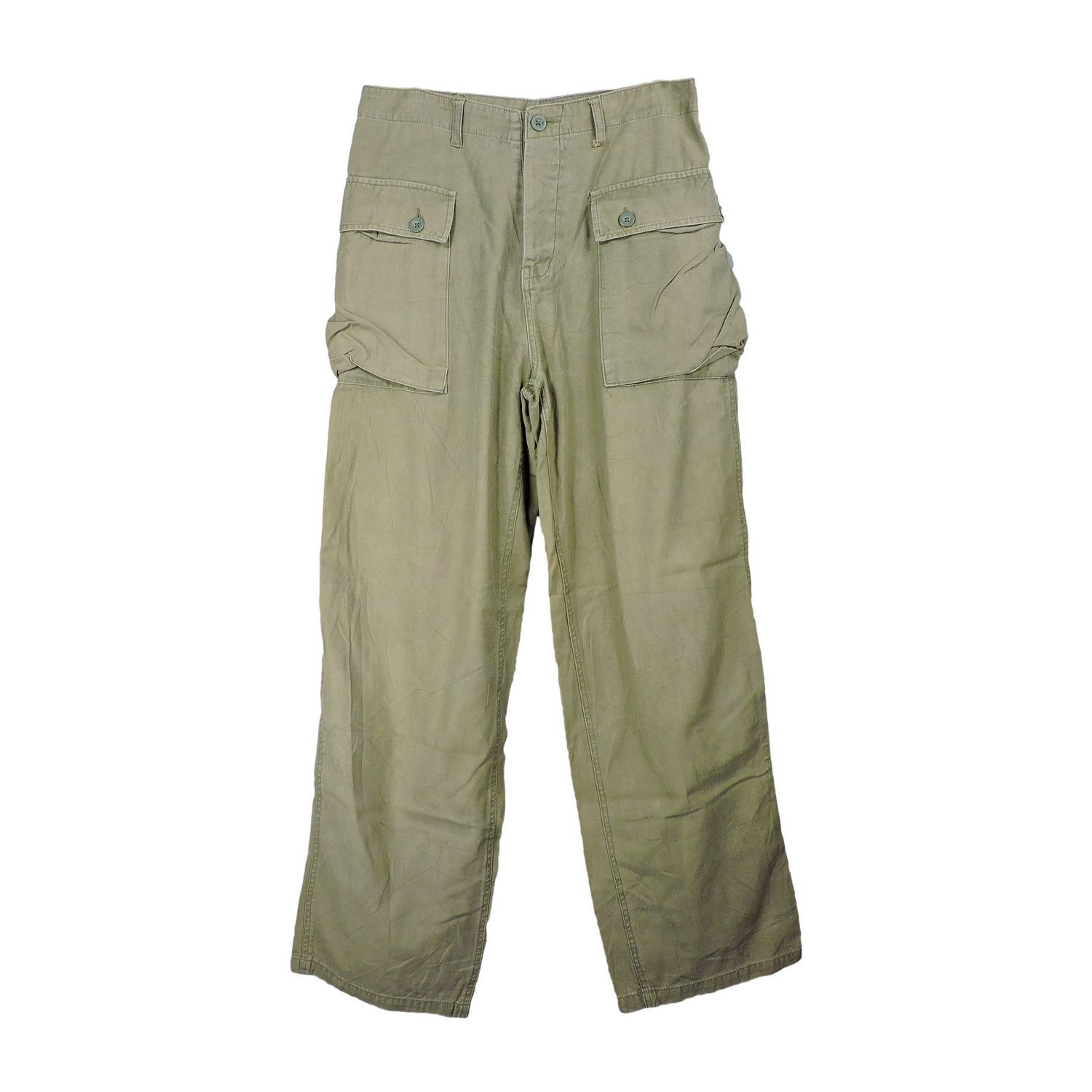 image of Military x US Issue 60's Trousers Cotton Twill Monkey Pants By U.s.c., Ltd in Brown, Men's (Size 31