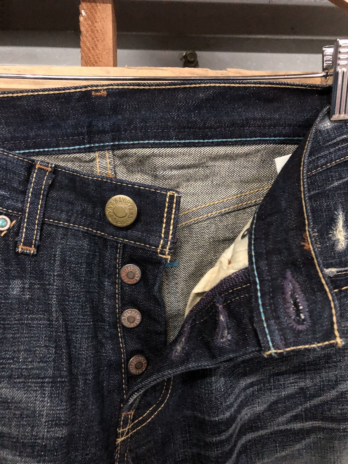 Levi's × Vintage Rare Vintage Levi’s Blue Selvedge Butterfly Pat May 1873 Size US 30 / EU 46 - 11 Thumbnail