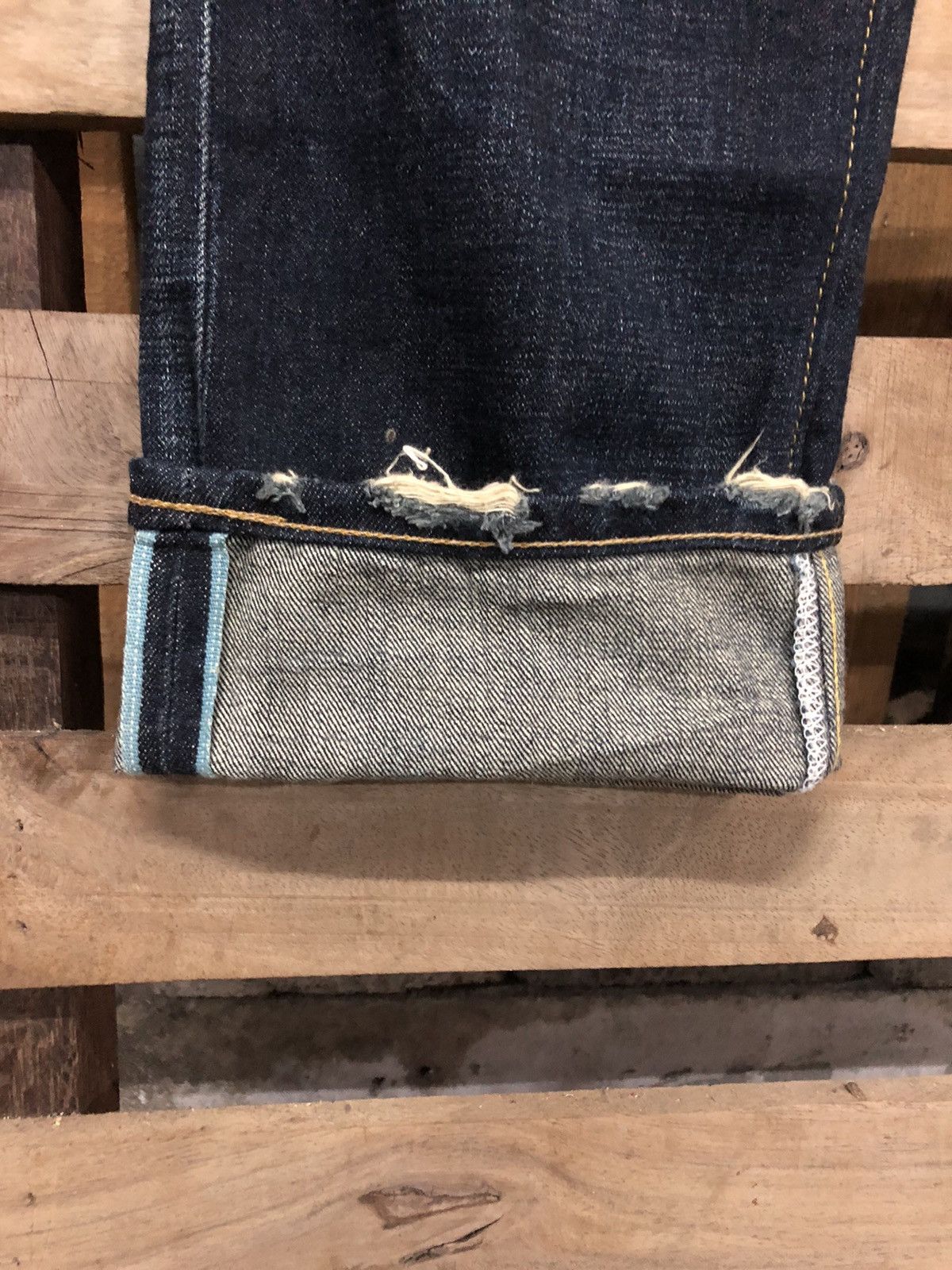 Levi's × Vintage Rare Vintage Levi’s Blue Selvedge Butterfly Pat May 1873 Size US 30 / EU 46 - 12 Thumbnail