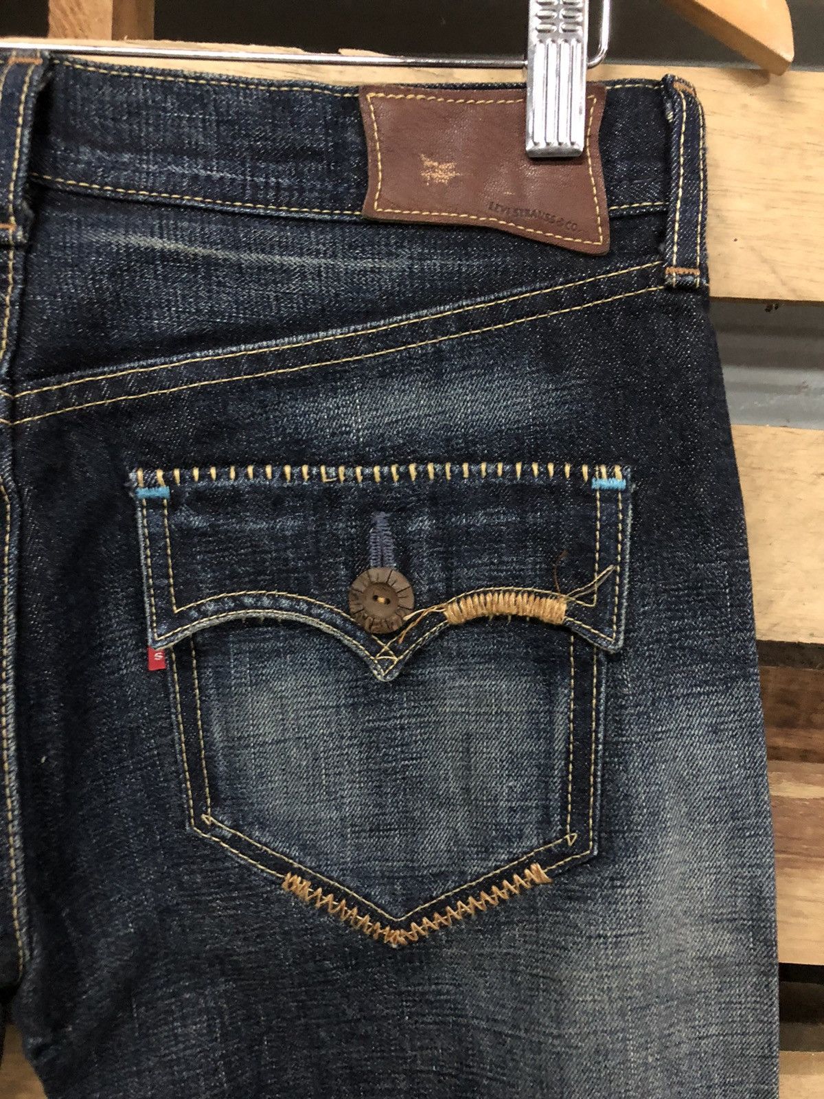 Levi's × Vintage Rare Vintage Levi’s Blue Selvedge Butterfly Pat May 1873 Size US 30 / EU 46 - 10 Thumbnail