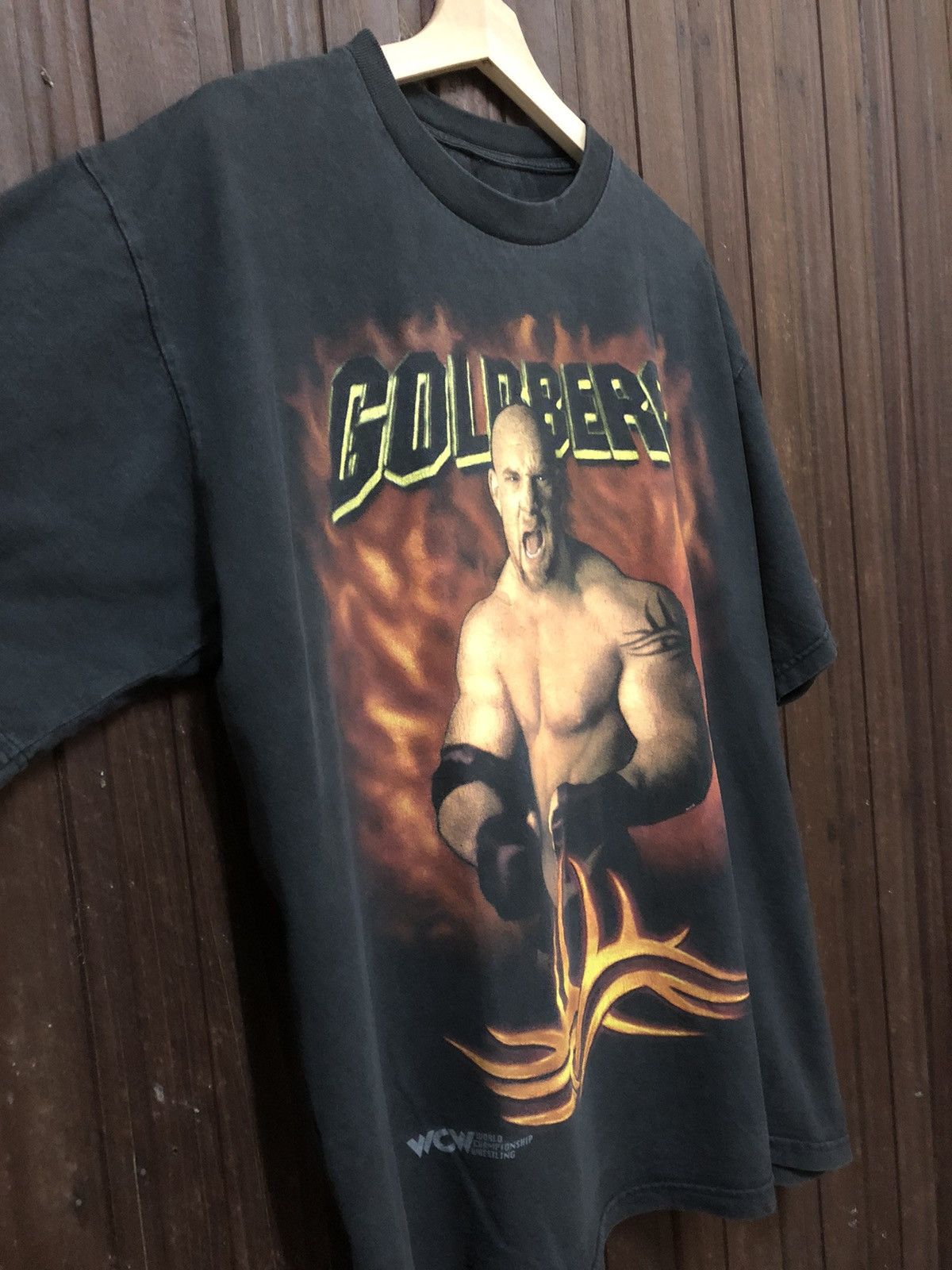 Vintage × WCW/nWo Vintage Goldberg WCW Wrestling Tee Size US XL / EU 56 / 4 - 4 Thumbnail