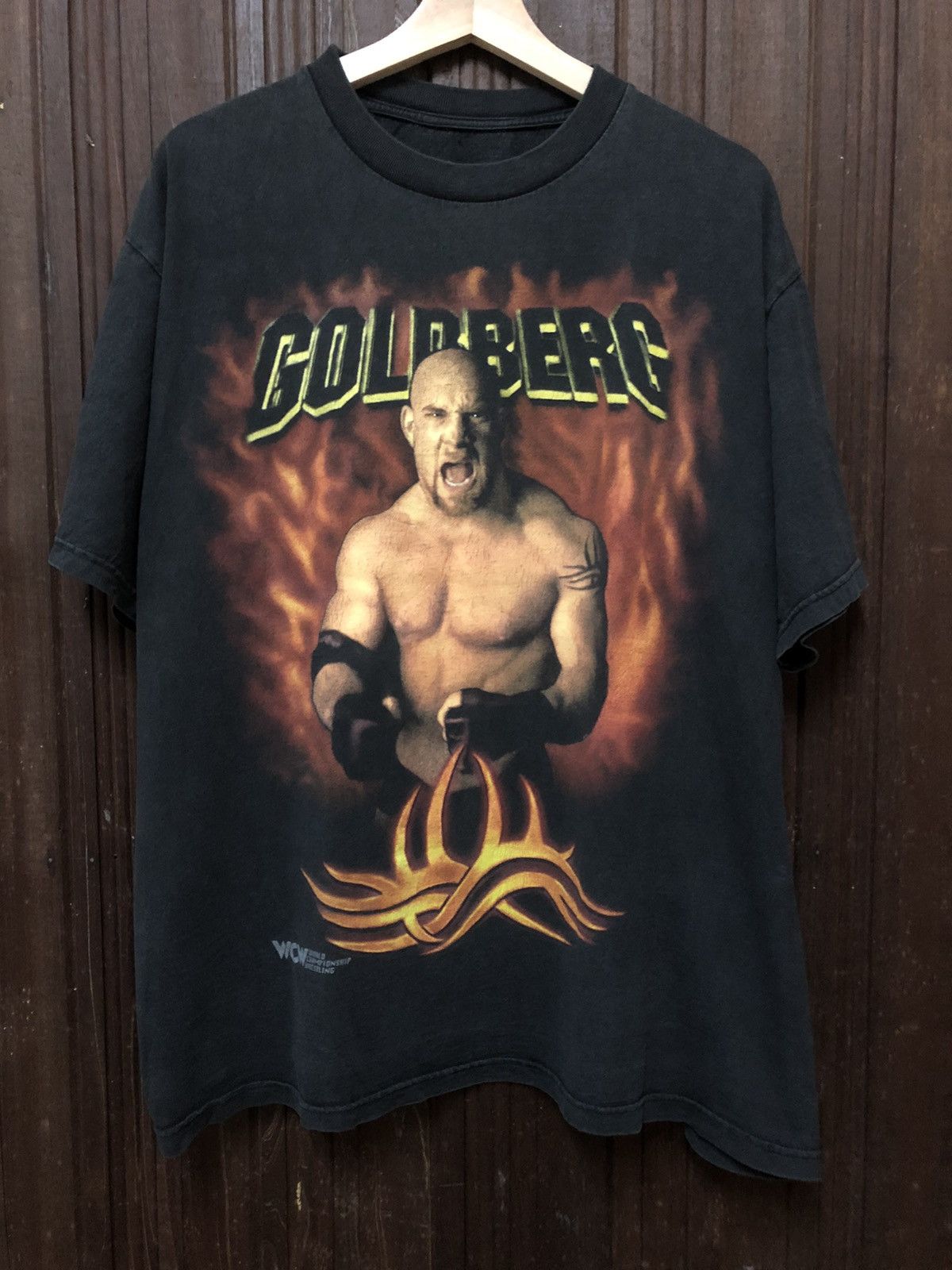 Vintage × WCW/nWo Vintage Goldberg WCW Wrestling Tee Size US XL / EU 56 / 4 - 1 Thumbnail