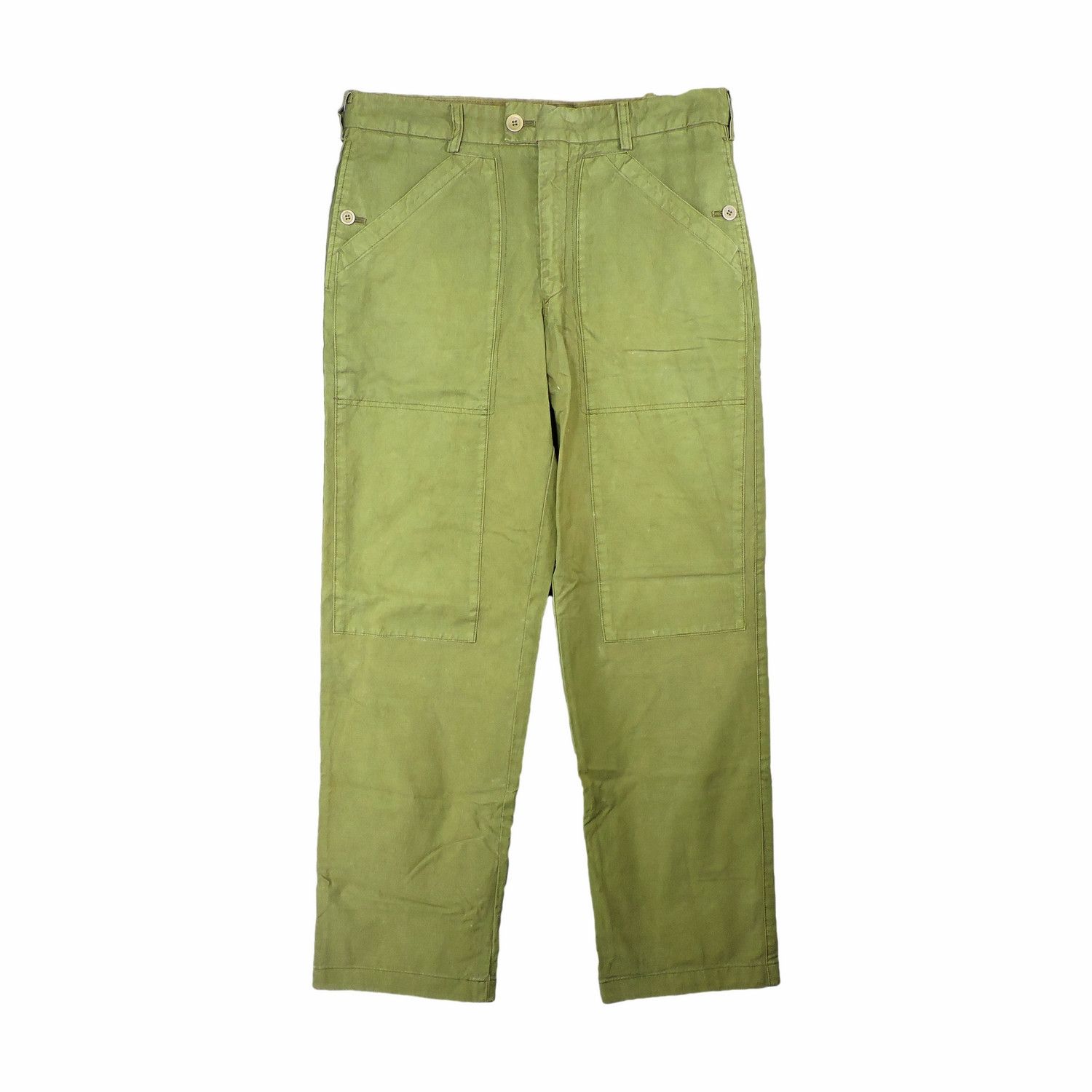 image of C P Company Fatigue Combat Trousers Long Pants in Green, Men's (Size 31)