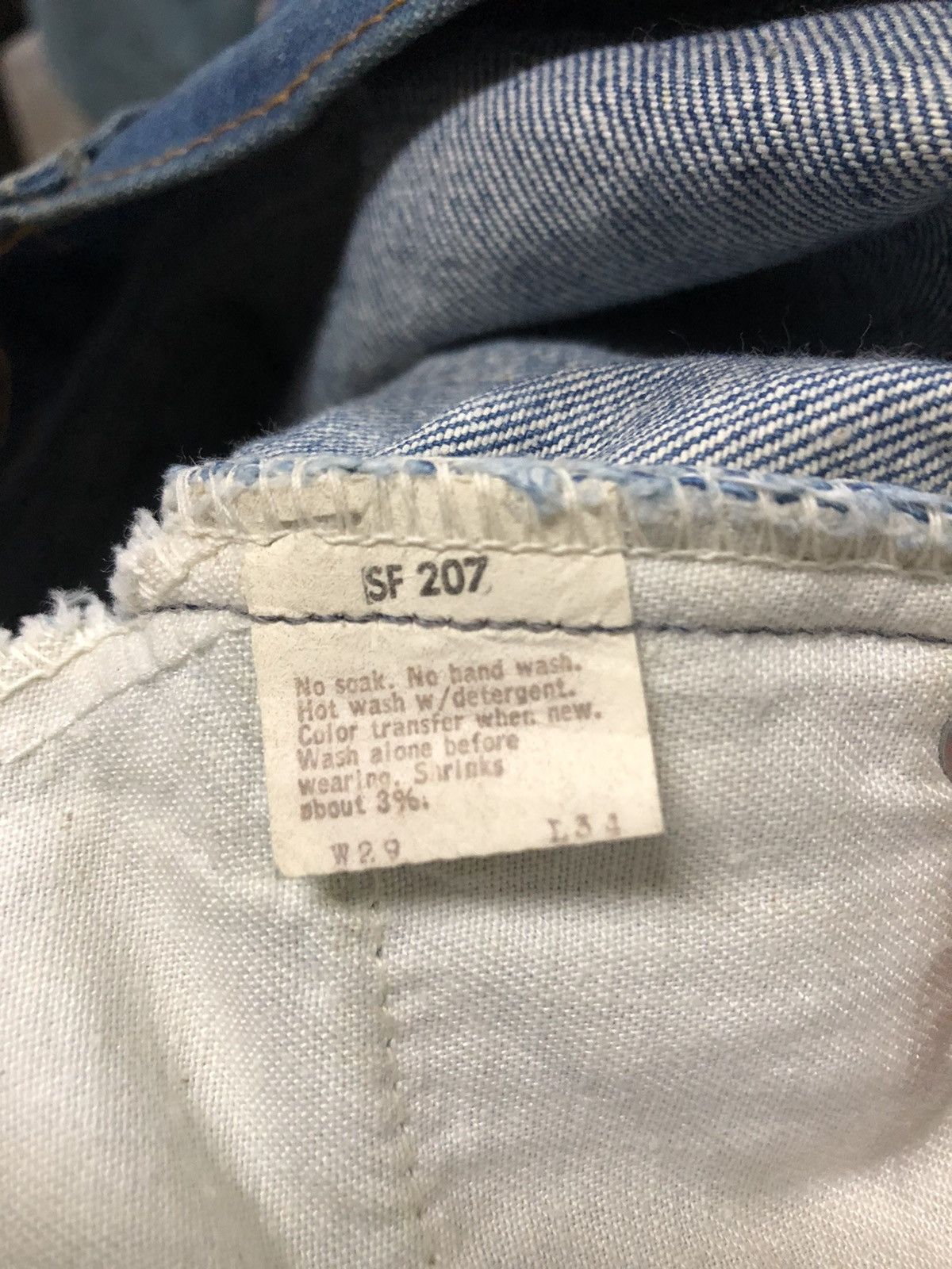 Levi's True Vintage Levi’s 1979 Top Single Number Button ‘8’ Jeans Size US 28 / EU 44 - 9 Thumbnail