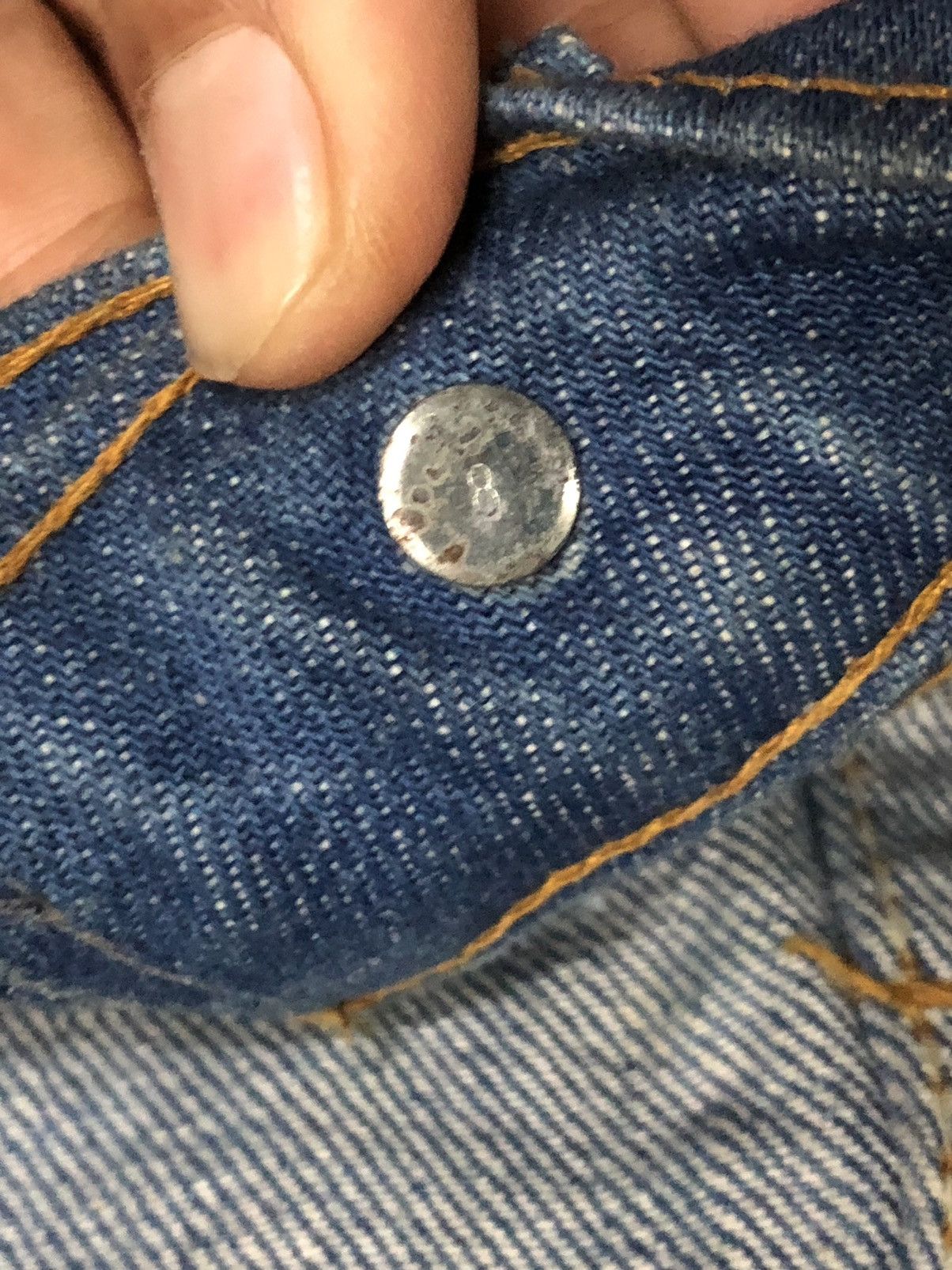 Levi's True Vintage Levi’s 1979 Top Single Number Button ‘8’ Jeans Size US 28 / EU 44 - 8 Thumbnail