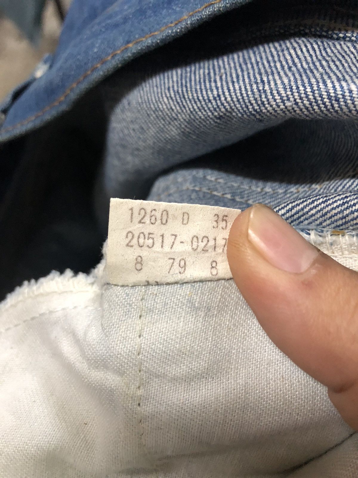 Levi's True Vintage Levi’s 1979 Top Single Number Button ‘8’ Jeans Size US 28 / EU 44 - 10 Thumbnail