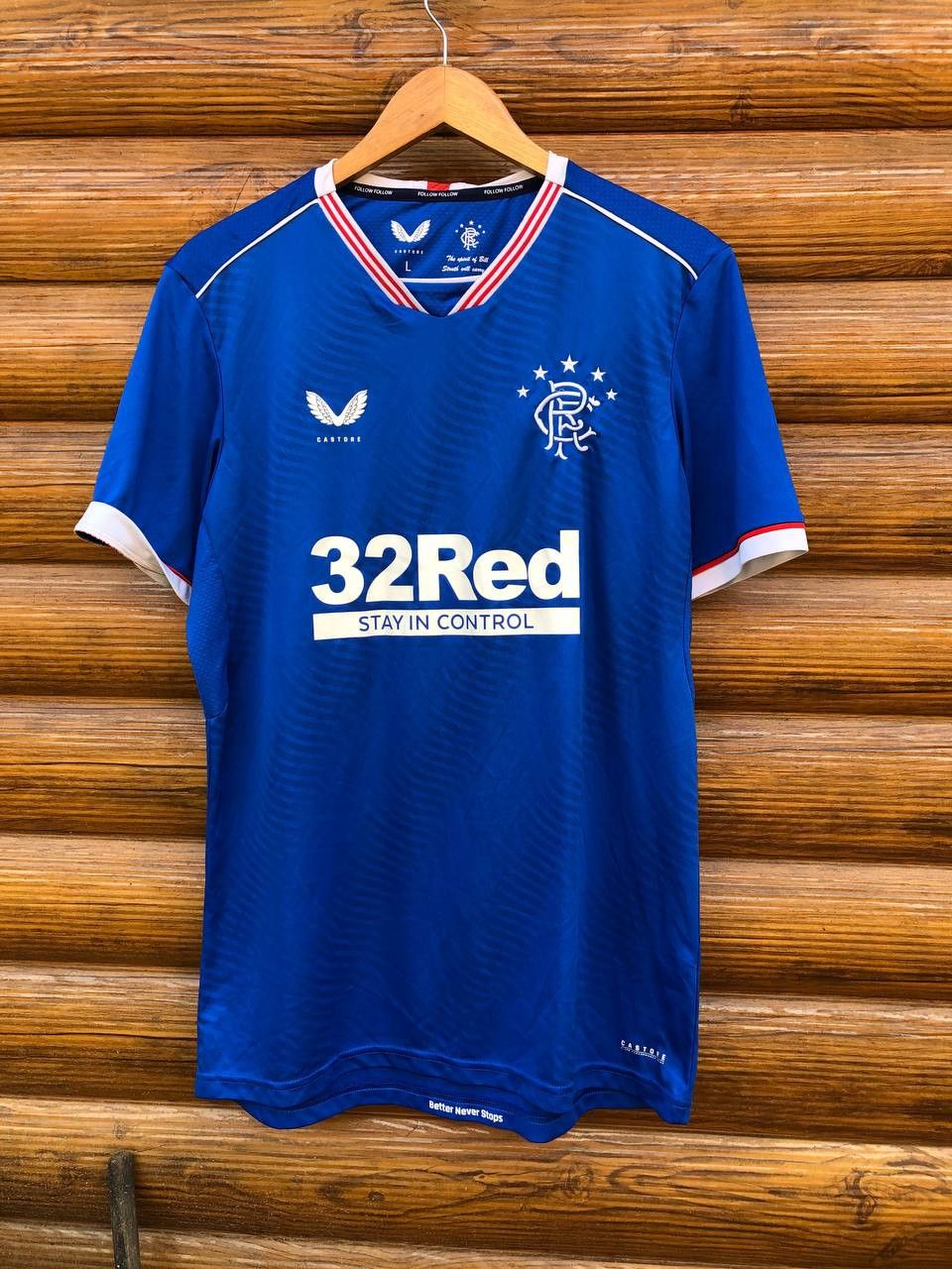 Vintage RANGERS THIRD AUTHENTIC CASTORE FOOTBALL SHIRT JERSEY Size US L / EU 52-54 / 3 - 1 Thumbnail