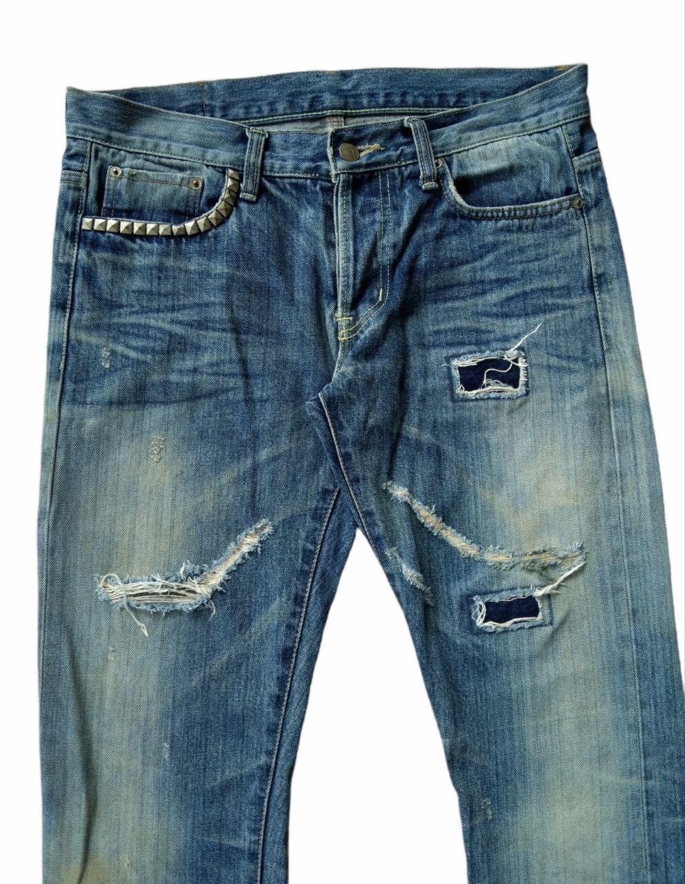 Japanese Brand Punk❤️2000s Japan Salt Avenue Selvedge Denim Jeans Size US 32 / EU 48 - 1 Thumbnail