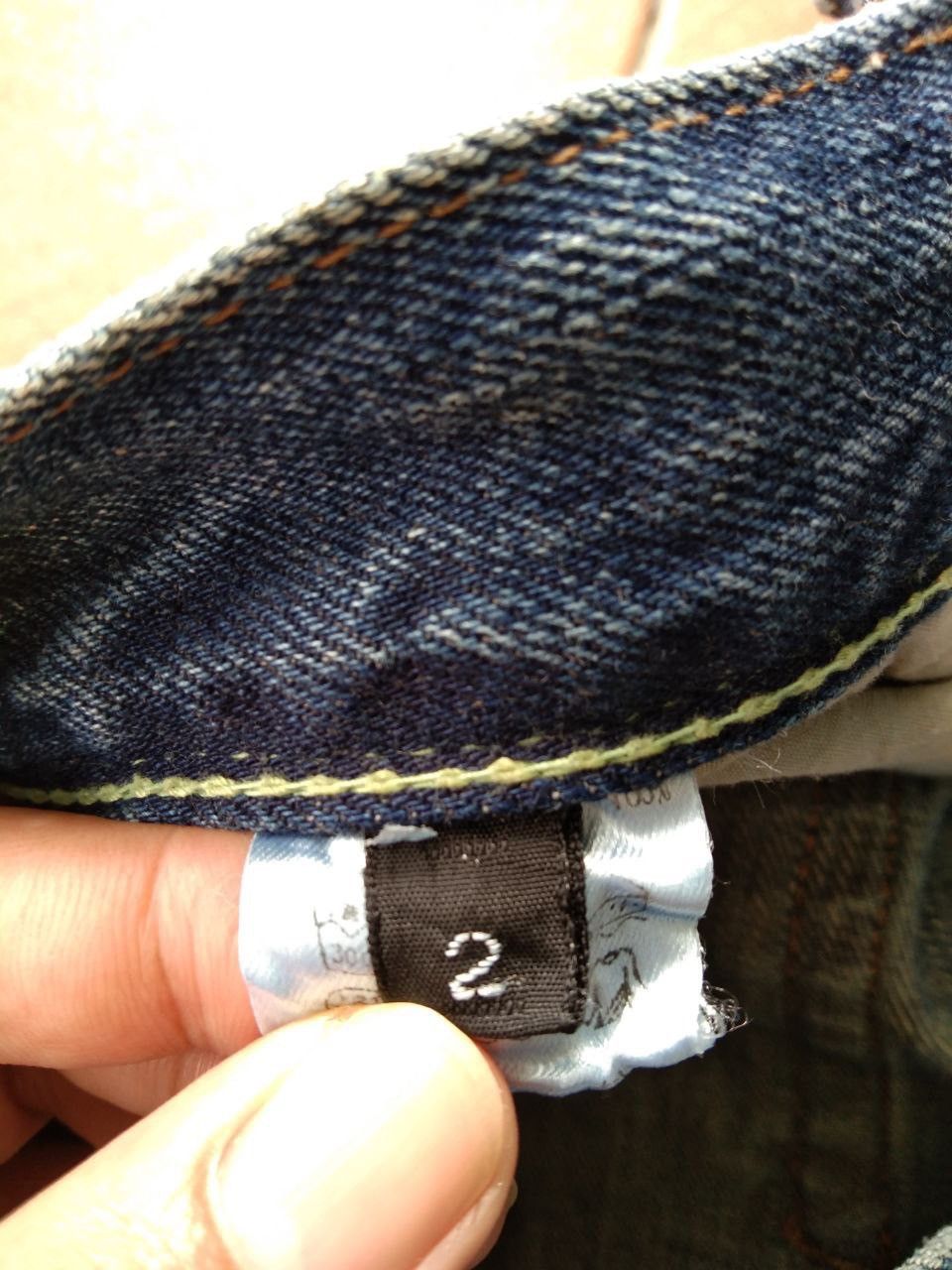 Japanese Brand Punk❤️2000s Japan Salt Avenue Selvedge Denim Jeans Size US 32 / EU 48 - 10 Thumbnail