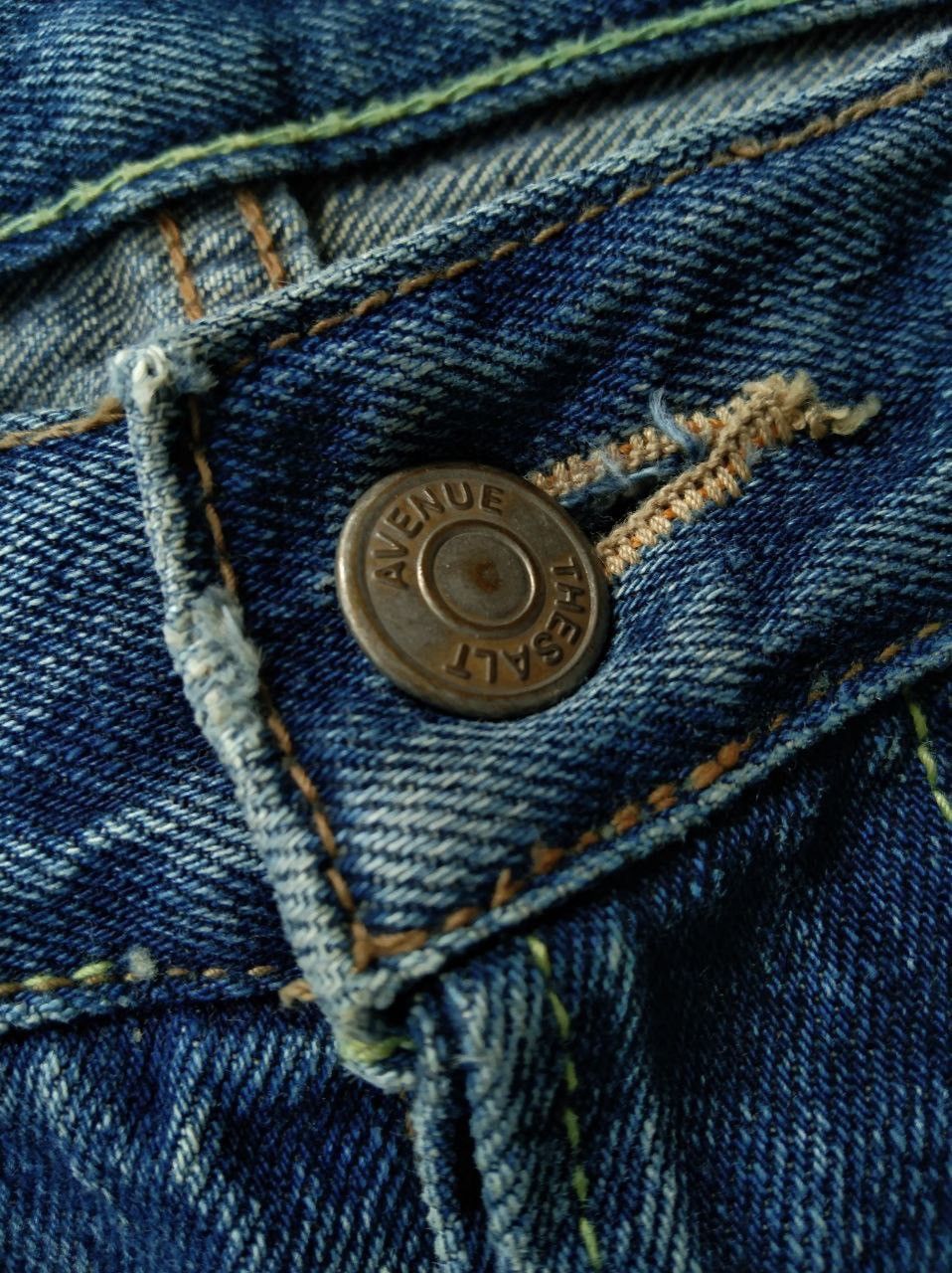 Japanese Brand Punk❤️2000s Japan Salt Avenue Selvedge Denim Jeans Size US 32 / EU 48 - 7 Thumbnail