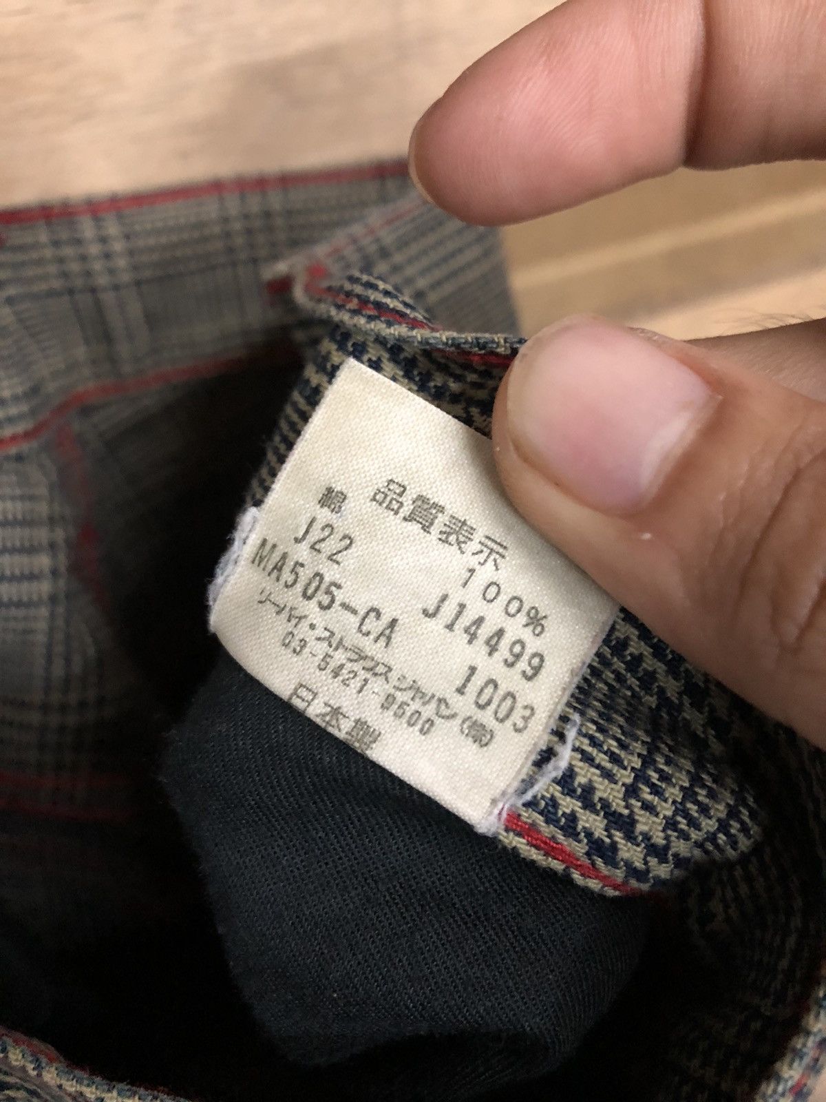 Levi's × Levi's Made & Crafted Vintage Levi’s 505 Tartan Cargo Denim Jeans Size US 28 / EU 44 - 11 Thumbnail