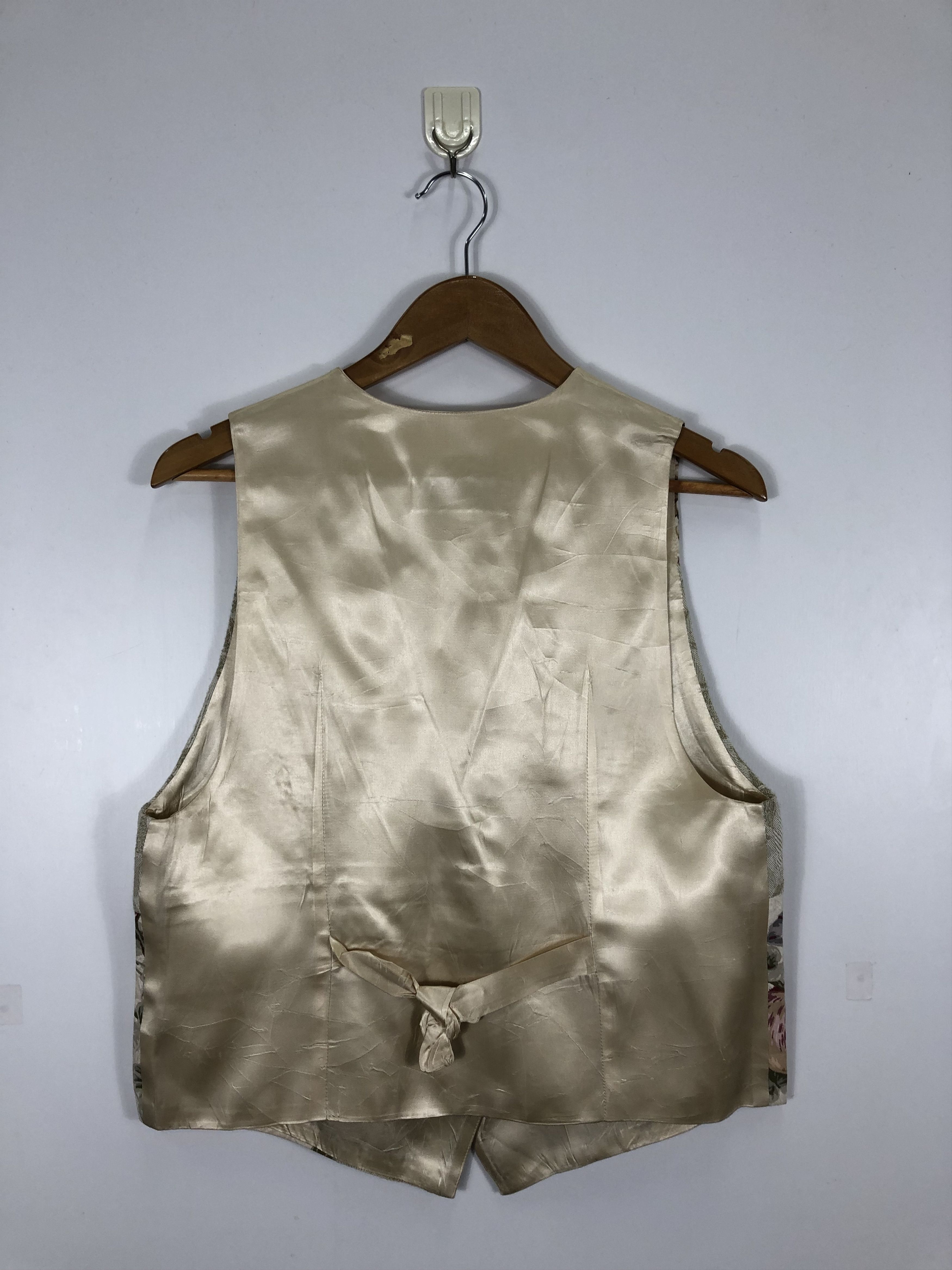 Vintage Vintage 90s American Cowboy Vest Silk Made In Usa J0568 Size 38L - 3 Thumbnail