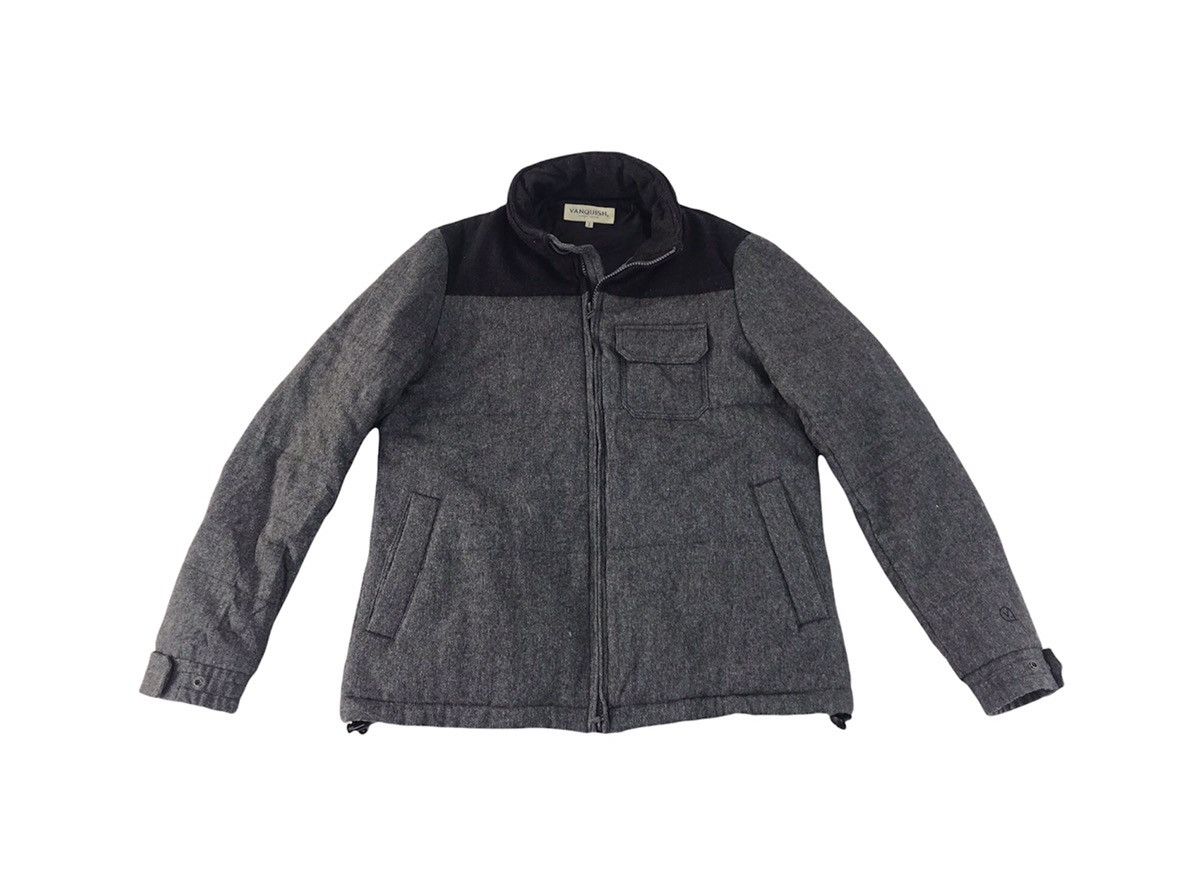 Vanquish Vanquish Tokyo Japan Wool Puffer Jacket Classic Fashion Zip Size US S / EU 44-46 / 1 - 1 Thumbnail
