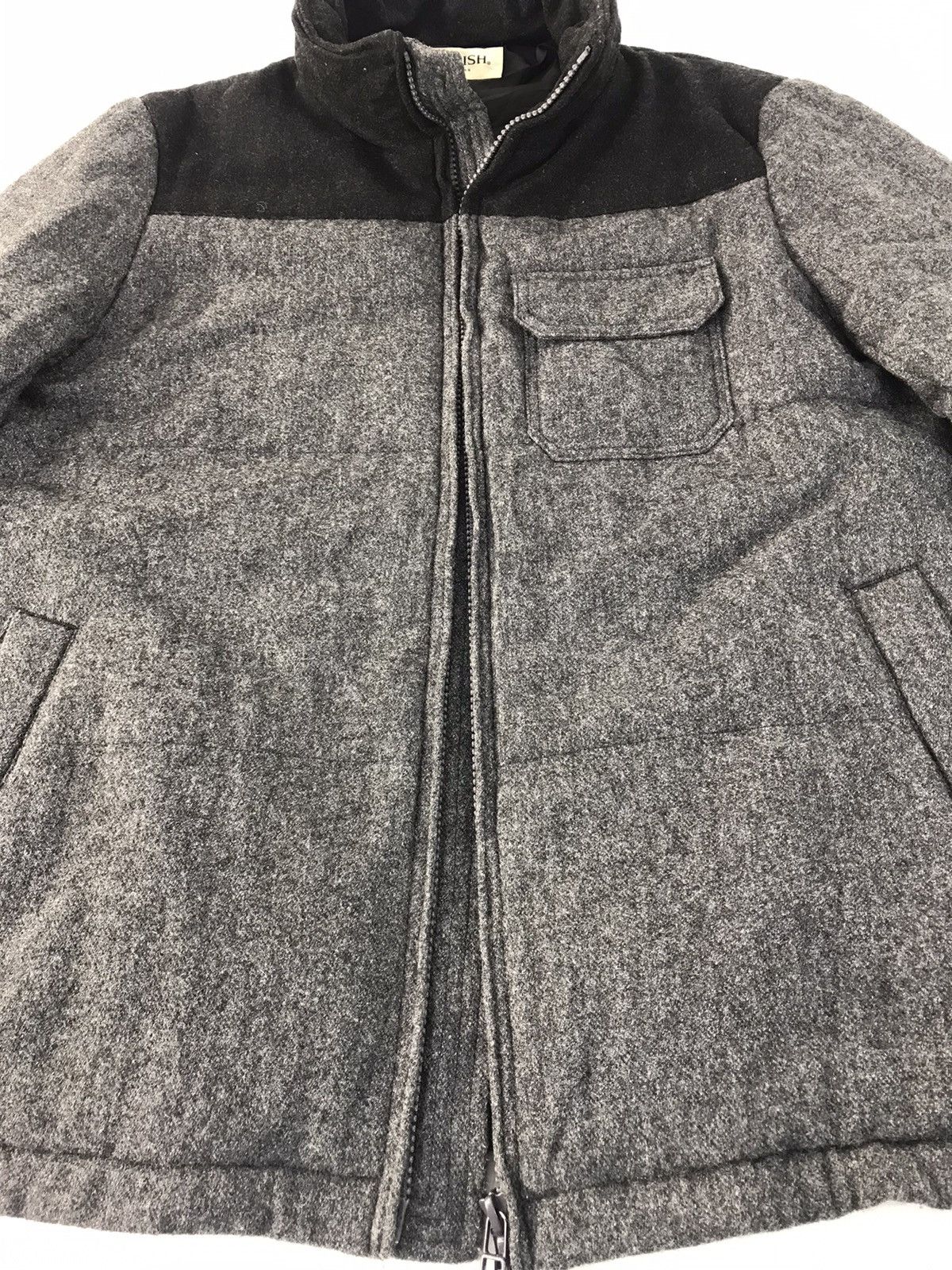 Vanquish Vanquish Tokyo Japan Wool Puffer Jacket Classic Fashion Zip Size US S / EU 44-46 / 1 - 6 Thumbnail