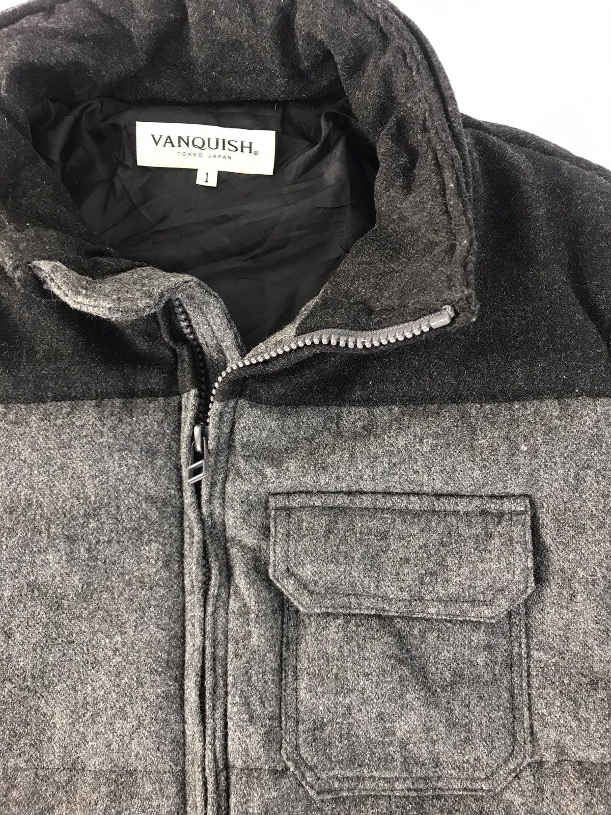Vanquish Vanquish Tokyo Japan Wool Puffer Jacket Classic Fashion Zip Size US S / EU 44-46 / 1 - 2 Thumbnail