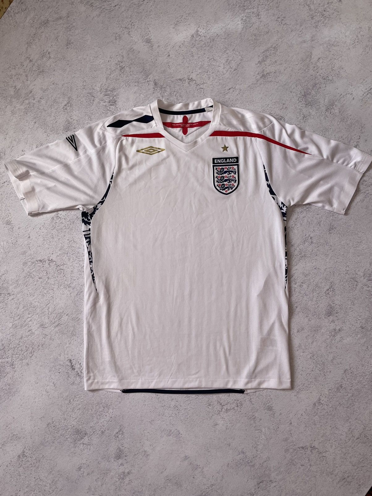 Umbro Vintage Umbro England 2007/2009 jersey Size US L / EU 52-54 / 3 - 1 Thumbnail