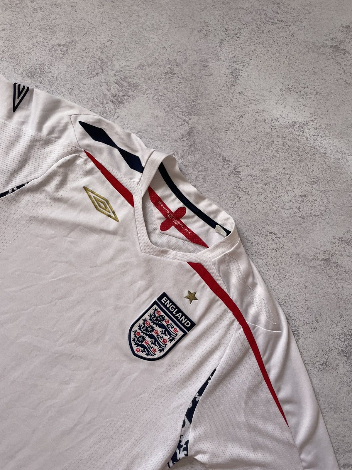 Umbro Vintage Umbro England 2007/2009 jersey Size US L / EU 52-54 / 3 - 3 Thumbnail