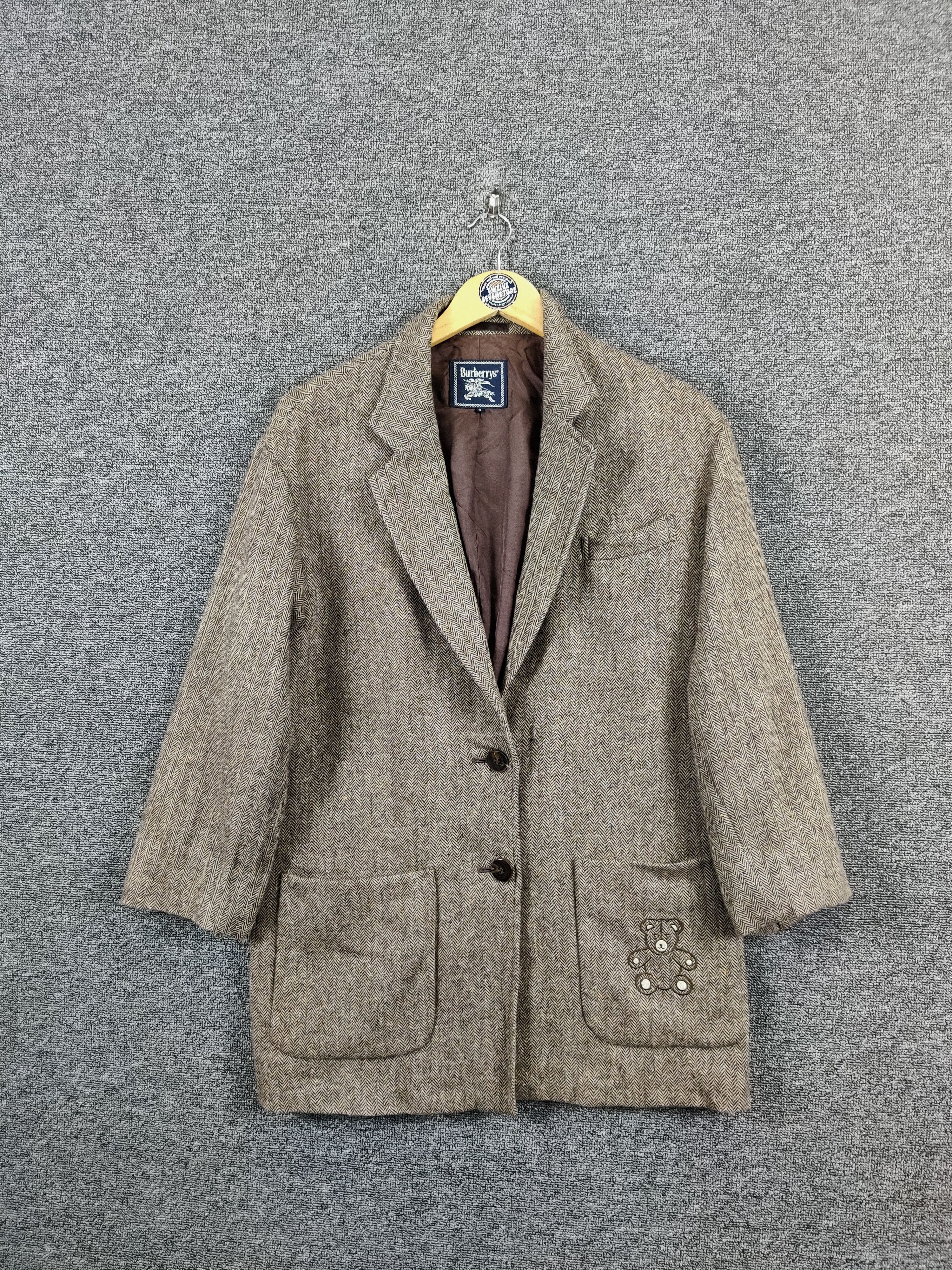 Burberry × Vintage Vintage Burberry Single Breasted Blazer Coats Size US L / EU 52-54 / 3 - 1 Thumbnail