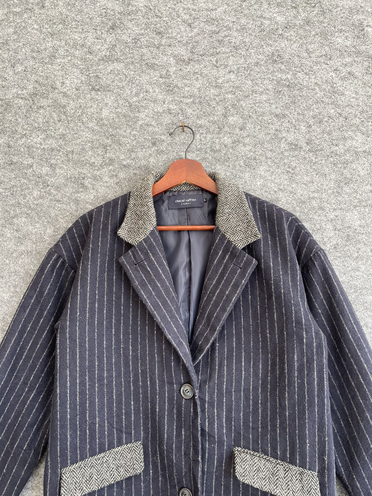 Harris Tweed × Japanese Brand HARIS TWEED x CHOCOL RAFFINE WOOL JACKET Size US L / EU 52-54 / 3 - 2 Thumbnail