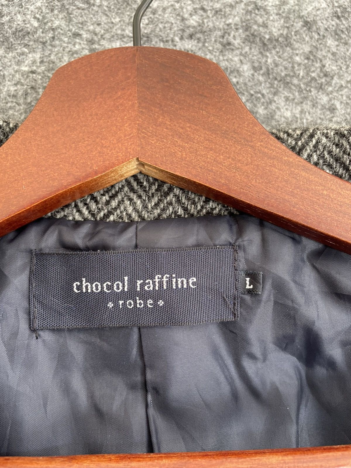 Harris Tweed × Japanese Brand HARIS TWEED x CHOCOL RAFFINE WOOL JACKET Size US L / EU 52-54 / 3 - 7 Thumbnail
