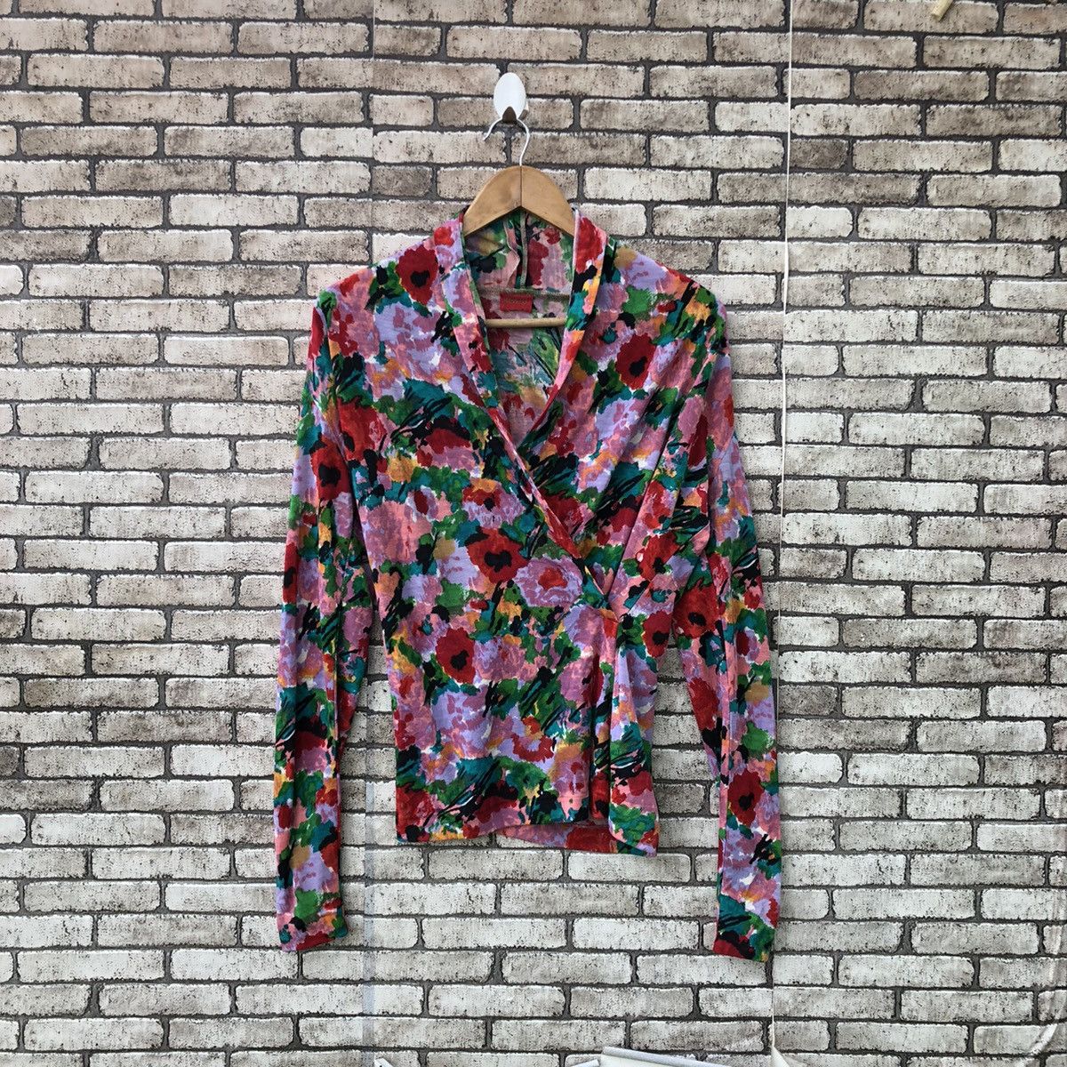 Kenzo Vintage Kenzo Women Flora Print Wrap Dress Size S / US 4 / IT 40 - 1 Thumbnail
