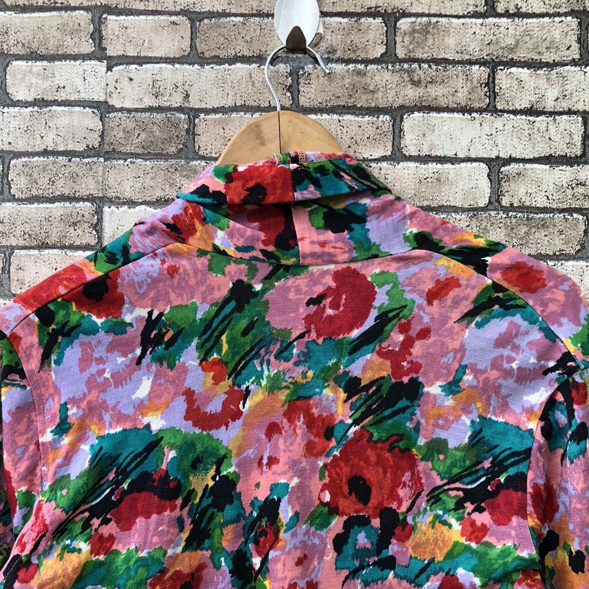Kenzo Vintage Kenzo Women Flora Print Wrap Dress Size S / US 4 / IT 40 - 8 Thumbnail