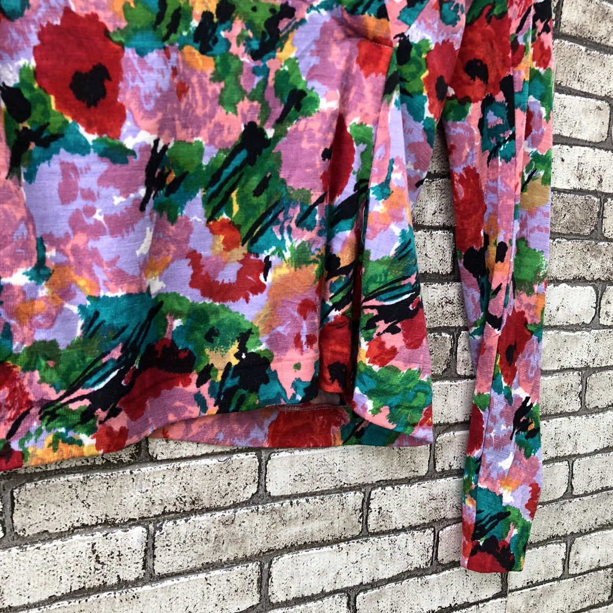 Kenzo Vintage Kenzo Women Flora Print Wrap Dress Size S / US 4 / IT 40 - 6 Thumbnail