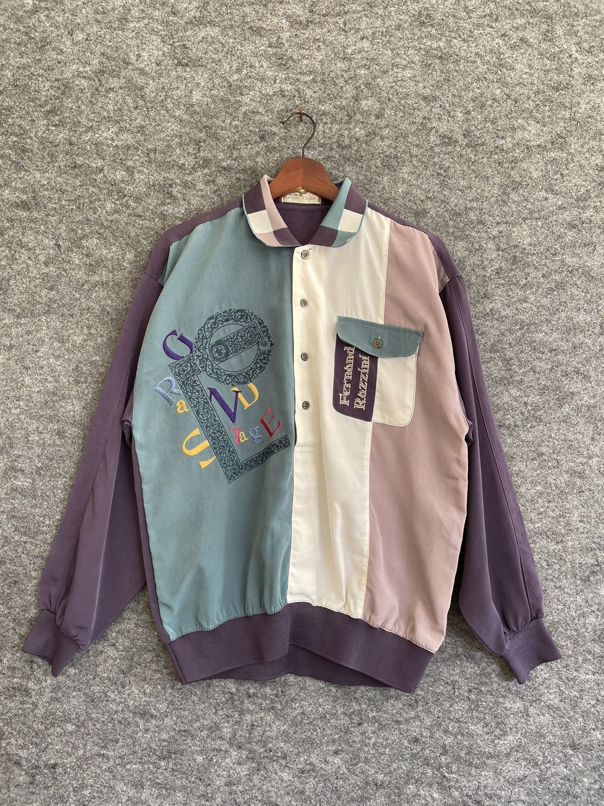 image of Italian Designers x Vintage Fernand Razzini Multicolour Jacket in Mix, Men's (Size Large)