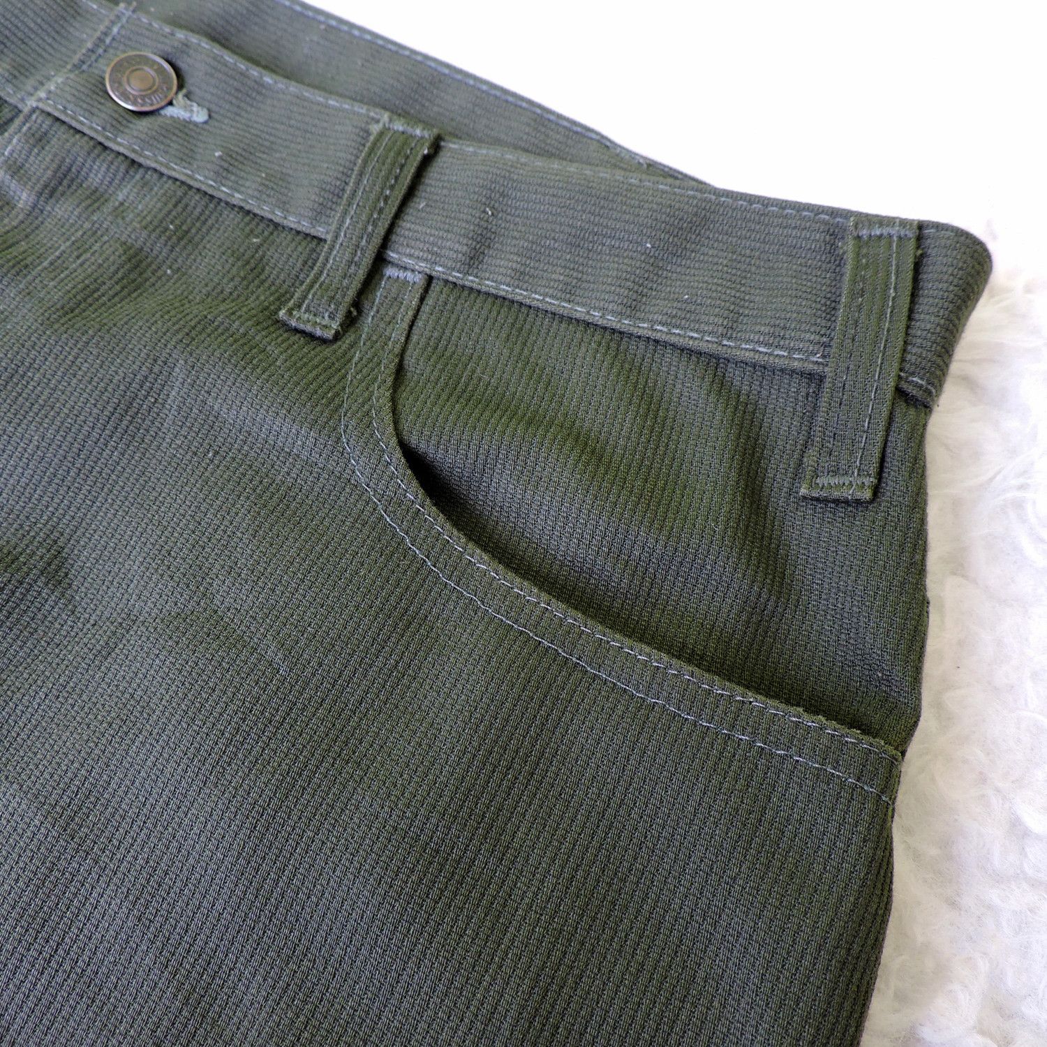 Levi's 60'S LEVI'S STA-PREST BIG E GOLD TAB LONG PANTS Size US 33 - 9 Thumbnail