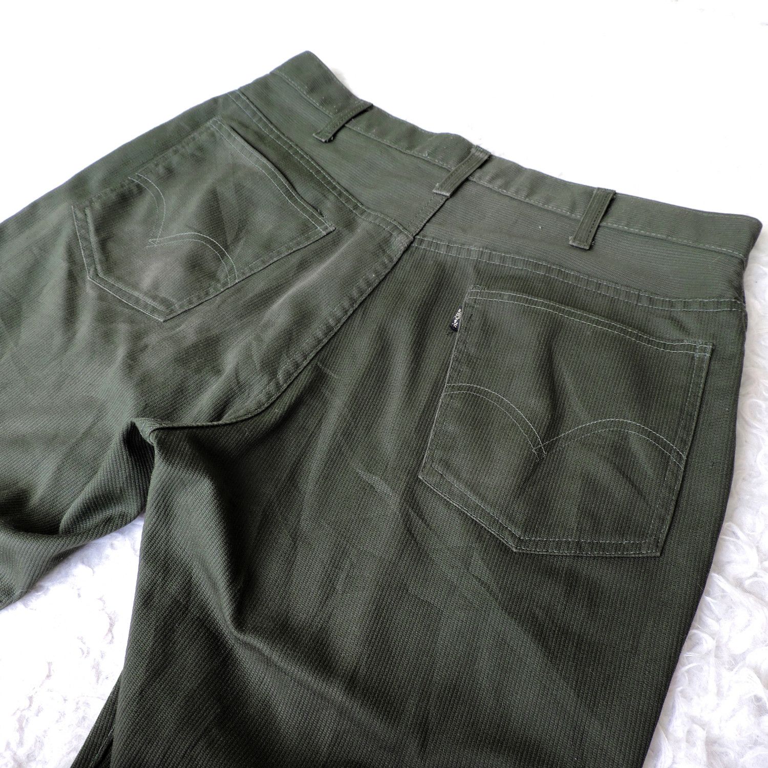 Levi's 60'S LEVI'S STA-PREST BIG E GOLD TAB LONG PANTS Size US 33 - 11 Thumbnail