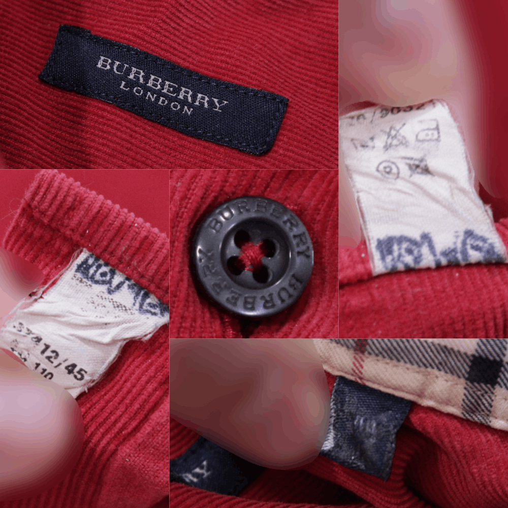 Burberry Logo Nova Check Corduroy Shirt 00S Vintage Size US L / EU 52-54 / 3 - 9 Thumbnail