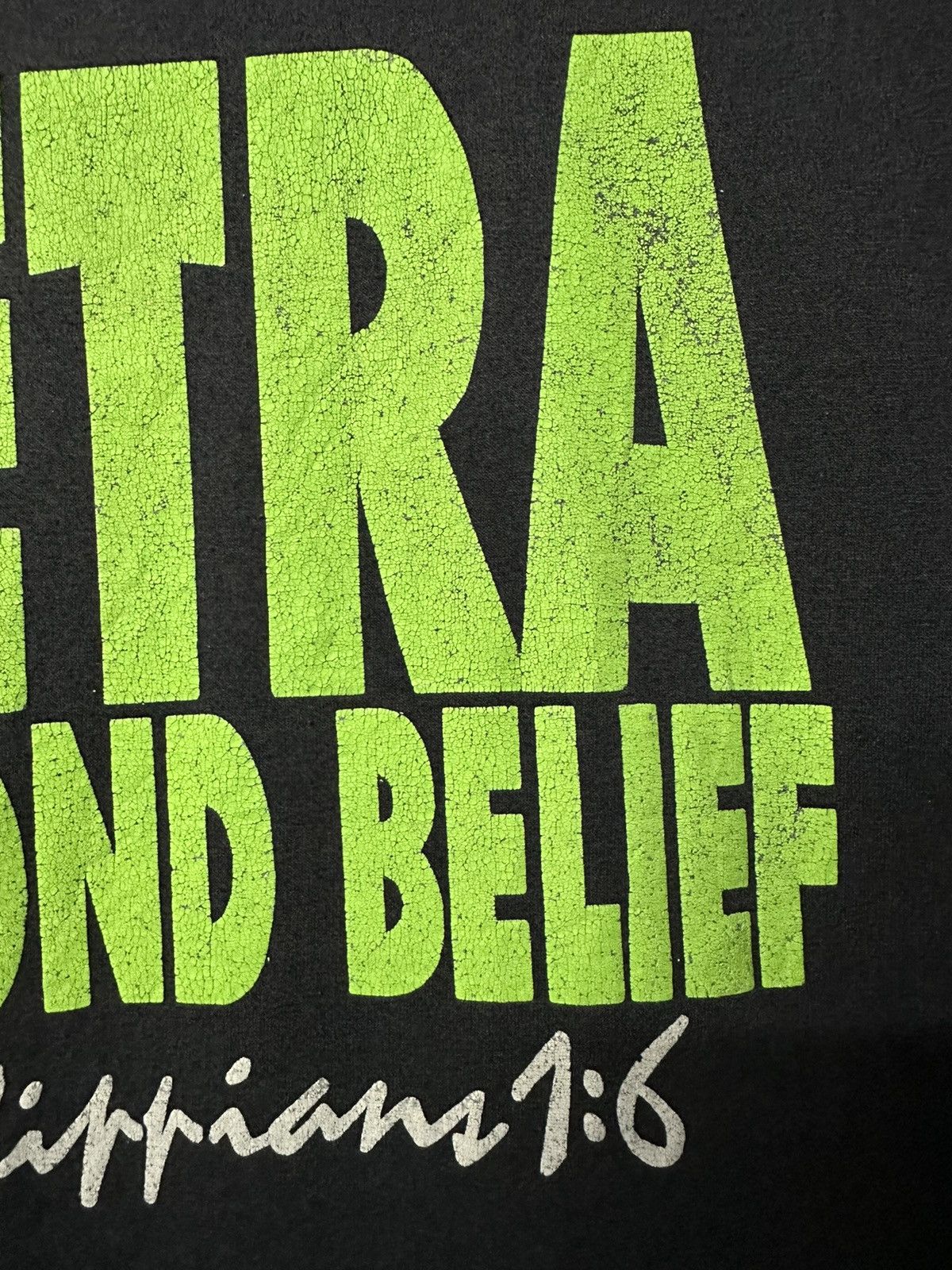 Band Tees × Vintage Vintage 90s Petra Band Beyond Belief Tour Faded Tee Size US XL / EU 56 / 4 - 4 Thumbnail