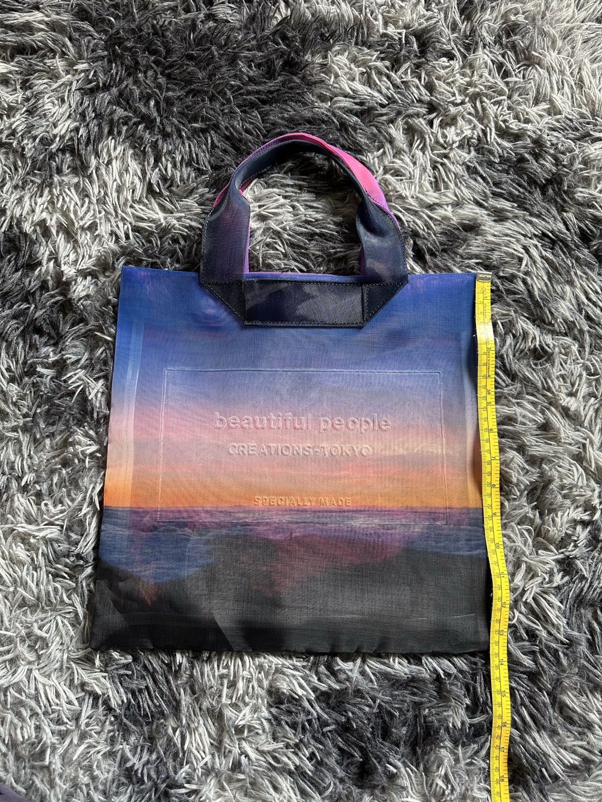 Japanese Brand Beautiful People - Creations Tokyo trompe l’oeil tote Size ONE SIZE - 9 Thumbnail