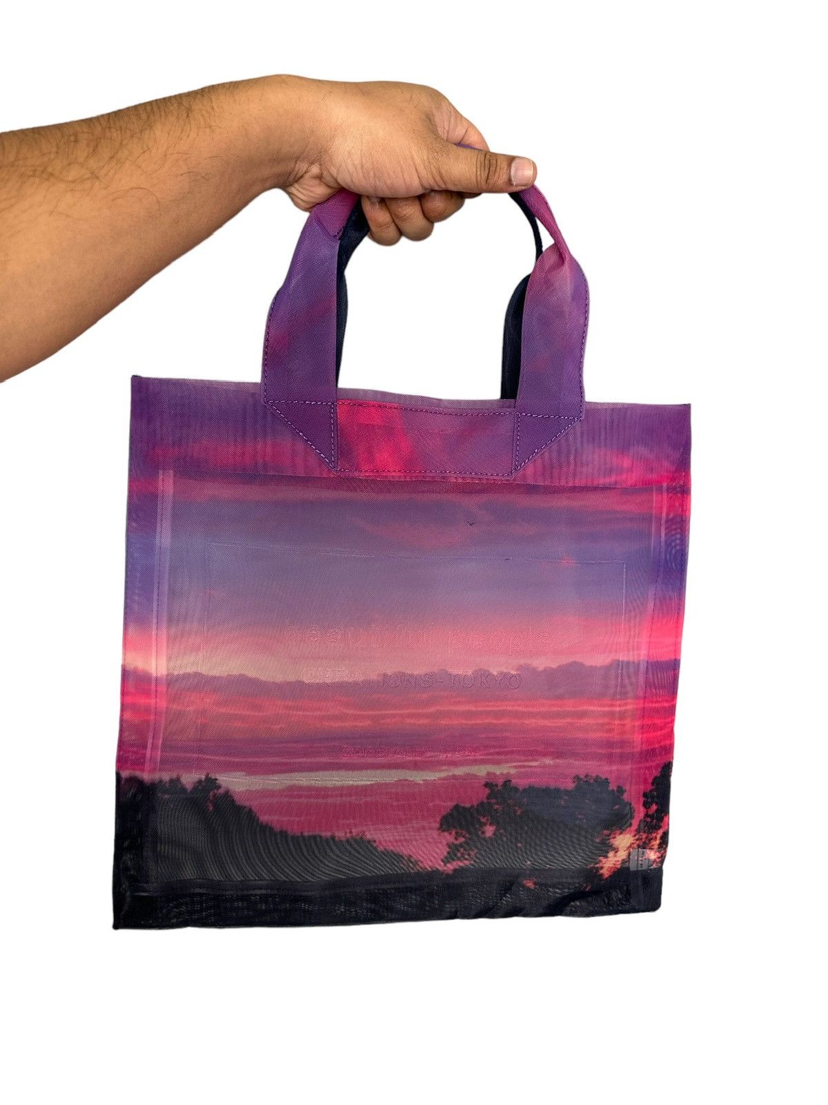 Japanese Brand Beautiful People - Creations Tokyo trompe l’oeil tote Size ONE SIZE - 4 Thumbnail