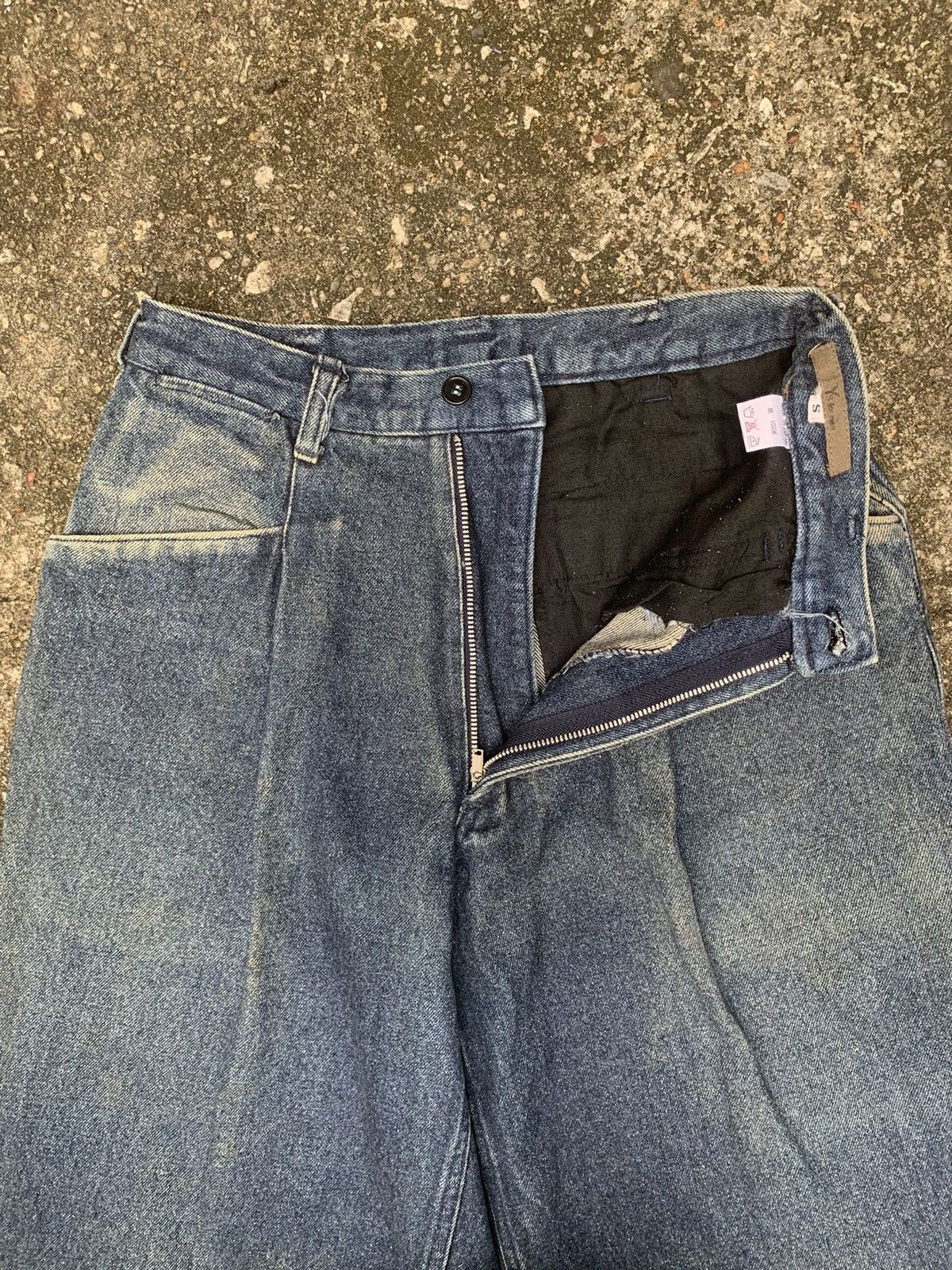 Y's Yohji Yamamoto Y’s Denim Pants Size 24" / US 00 / IT 34 - 20 Thumbnail