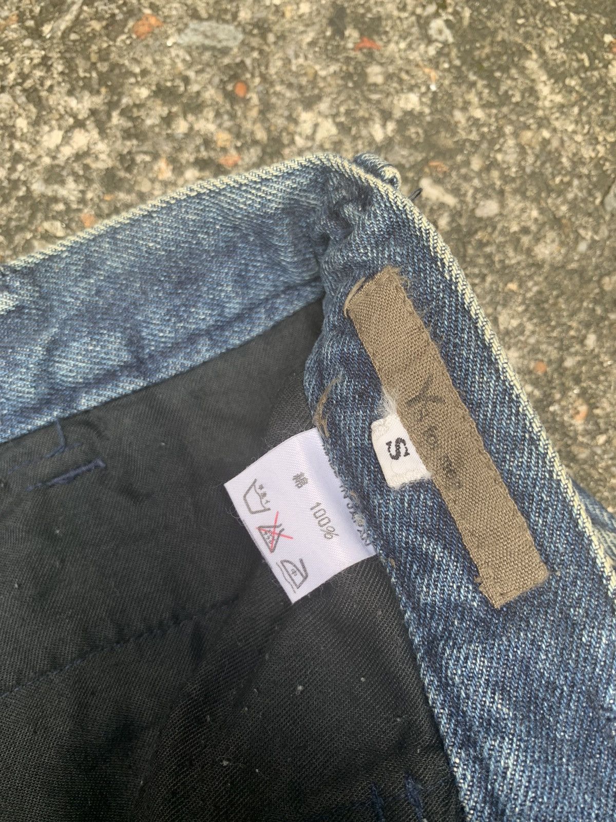 Y's Yohji Yamamoto Y’s Denim Pants Size 24" / US 00 / IT 34 - 21 Thumbnail