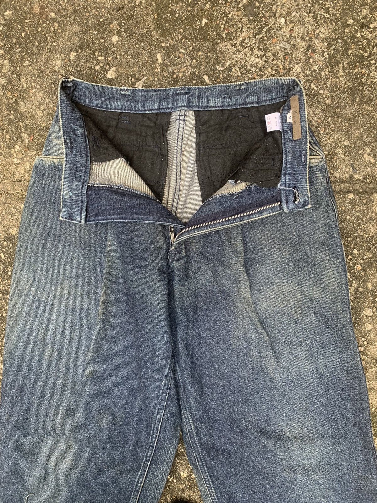 Y's Yohji Yamamoto Y’s Denim Pants Size 24" / US 00 / IT 34 - 15 Thumbnail