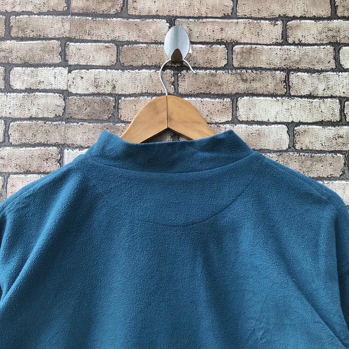 Montbell Vintage Montbell Turqoise Long Sleeve Fleece Size US XL / EU 56 / 4 - 6 Thumbnail